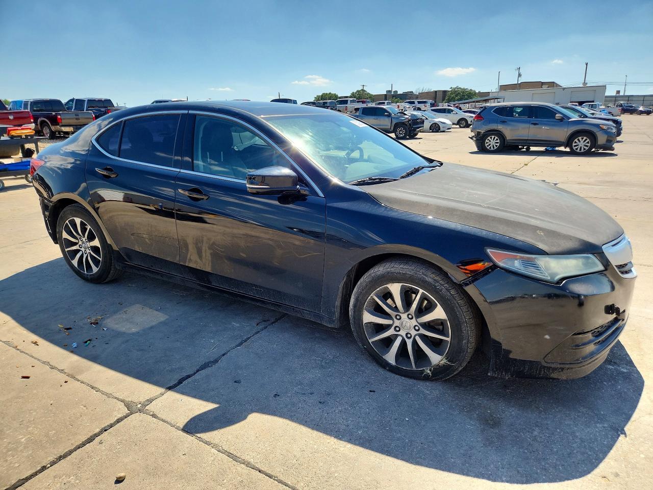 2015 Acura Tlx Black vin: 19UUB1F35FA027878