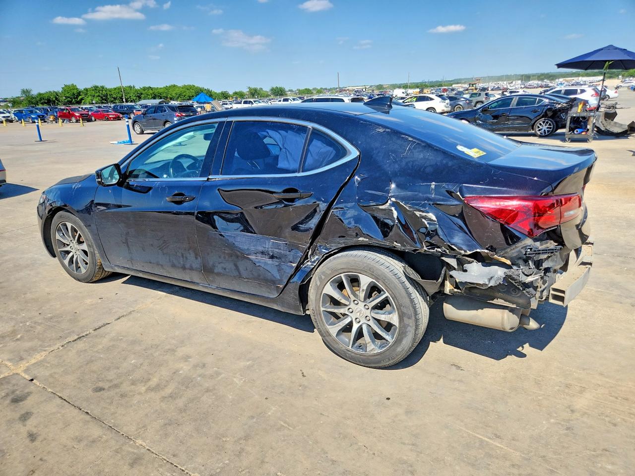 2015 Acura Tlx Black vin: 19UUB1F35FA027878