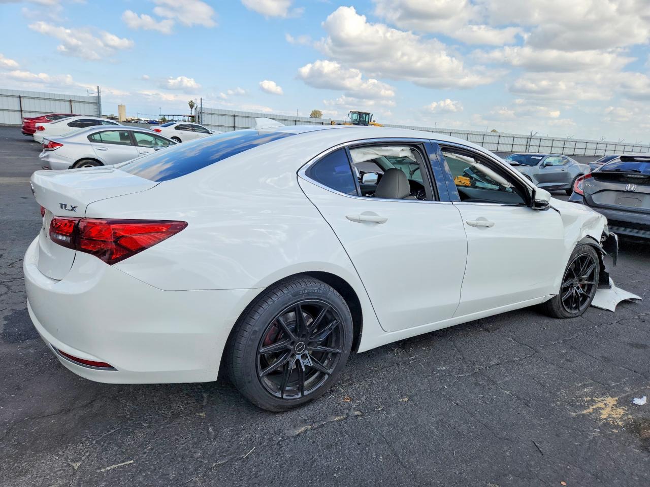 2015 Acura Tlx White vin: 19UUB1F35FA028769