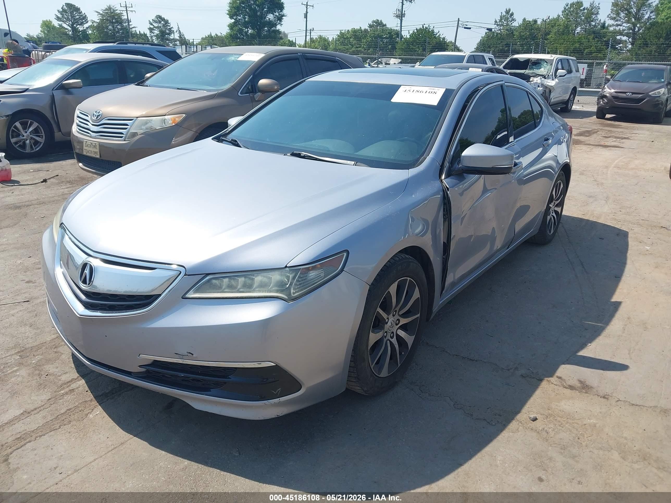 2015 Acura Tlx   Silver vin: 19UUB1F35FA029694