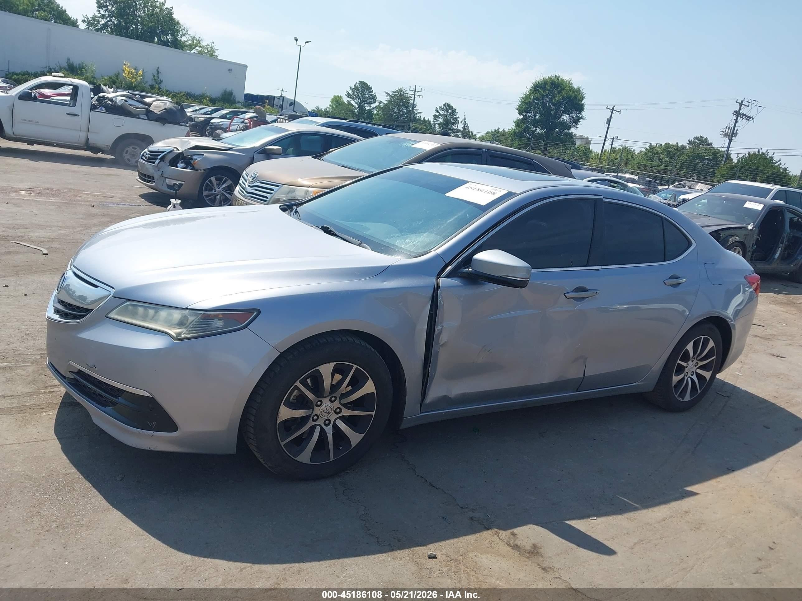 2015 Acura Tlx   Silver vin: 19UUB1F35FA029694