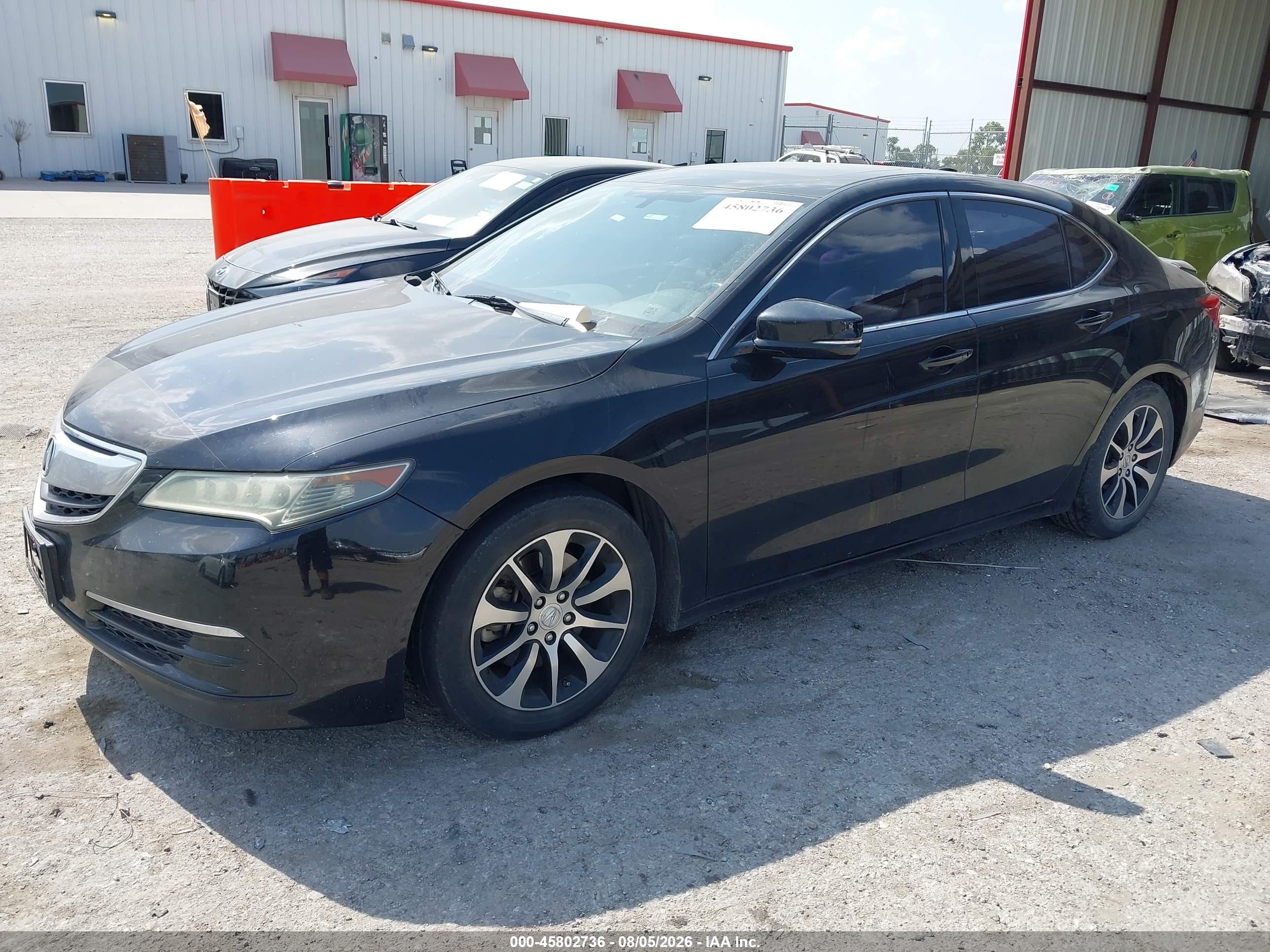 2015 Acura Tlx Black vin: 19UUB1F36FA000981
