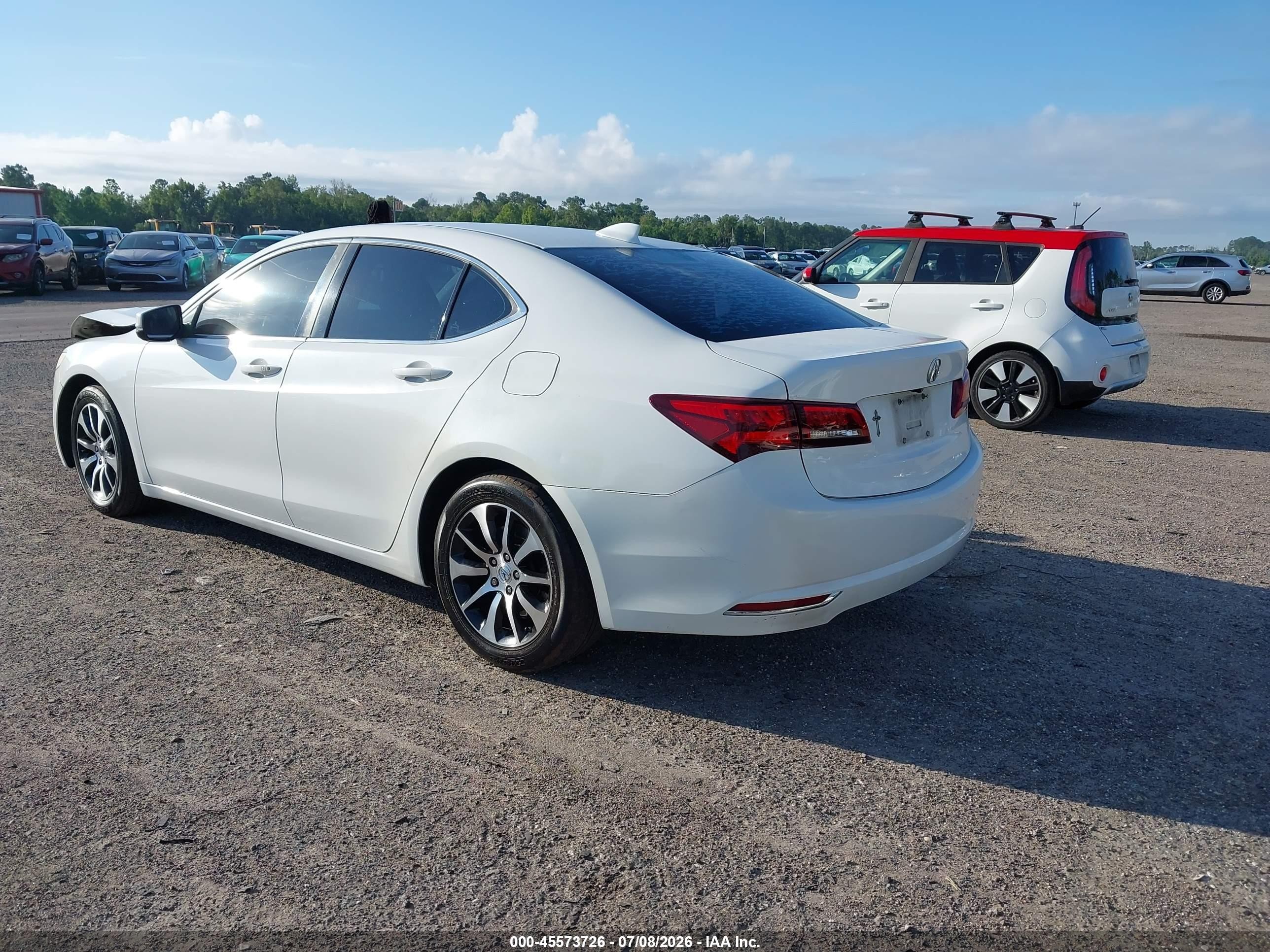 2015 Acura Tlx   White vin: 19UUB1F36FA008353