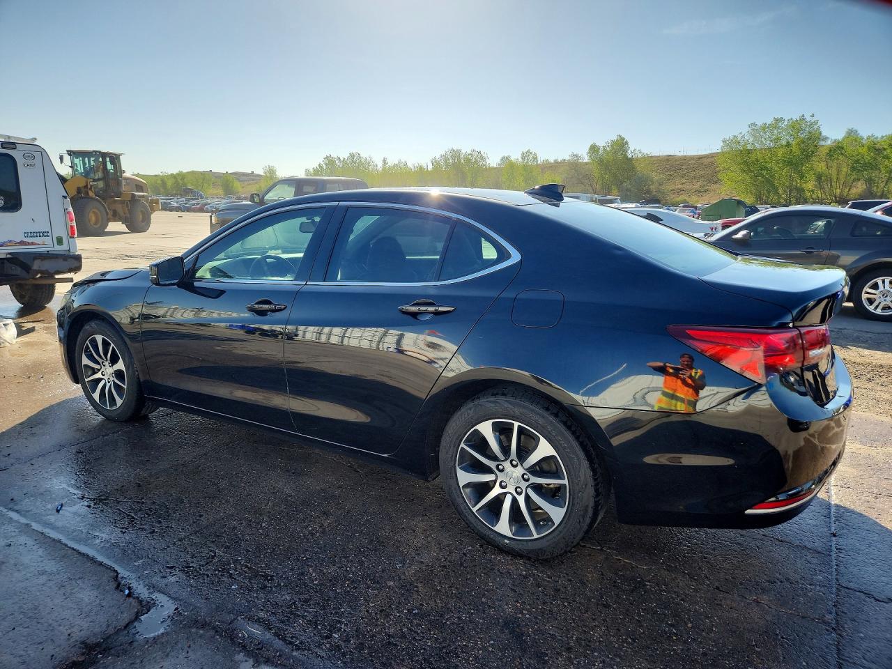 2015 Acura Tlx Black vin: 19UUB1F36FA010846