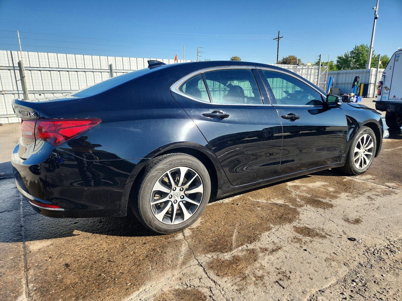 2015 Acura Tlx Black vin: 19UUB1F36FA010846