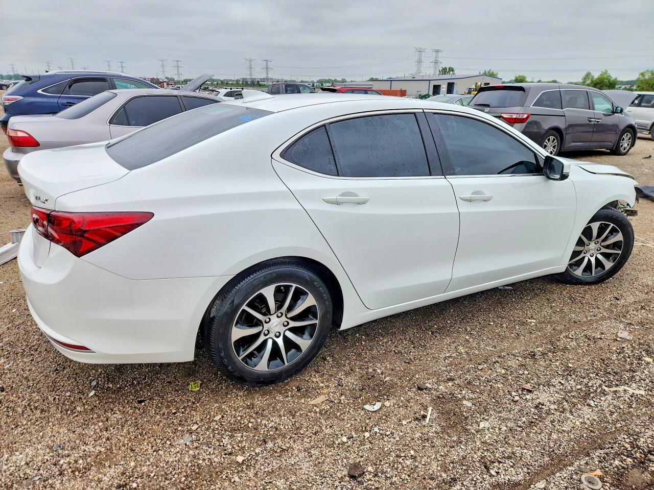 2015 Acura Tlx Белый vin: 19UUB1F36FA018851