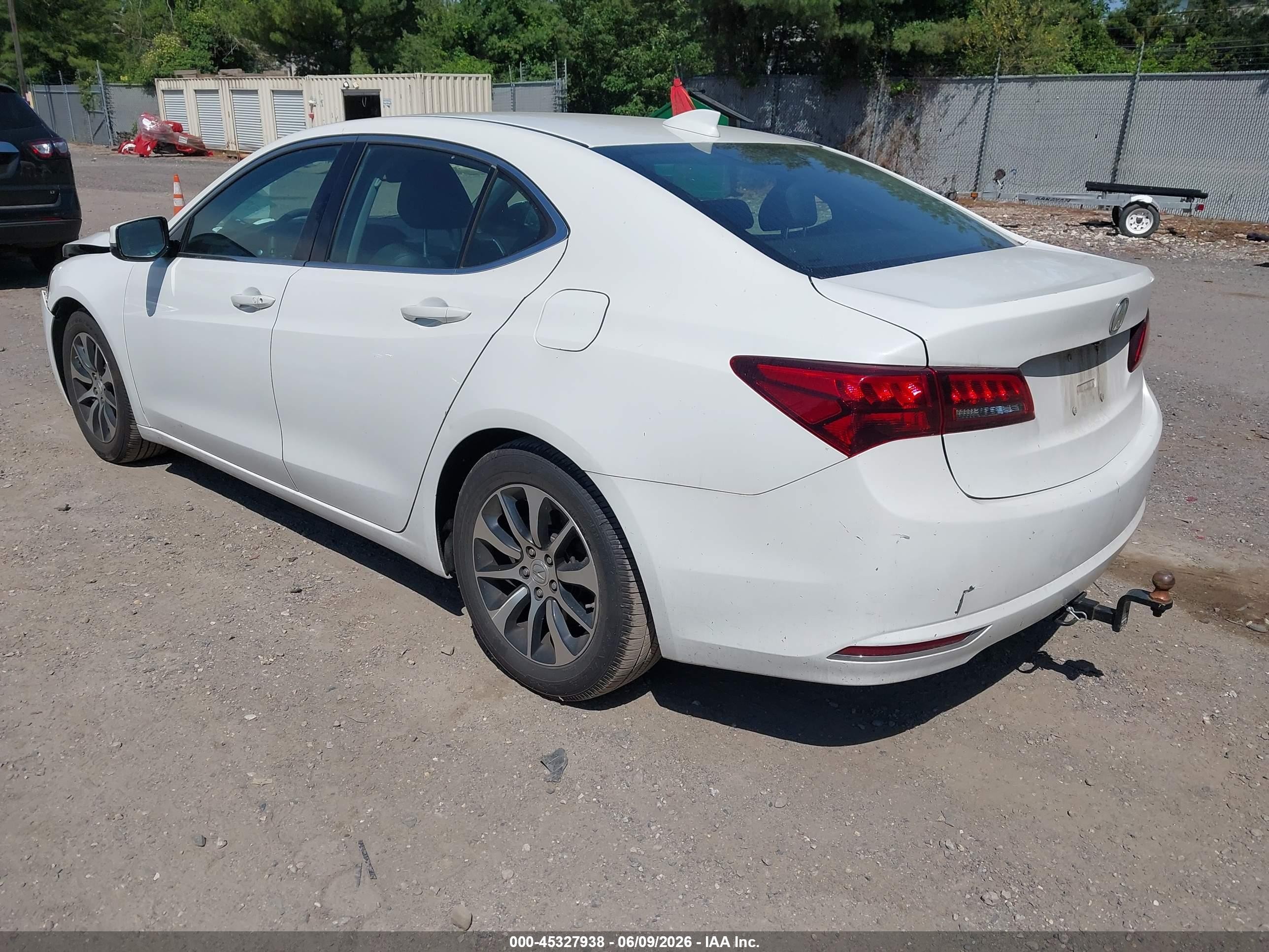 2015 Acura Tlx   White vin: 19UUB1F36FA025525