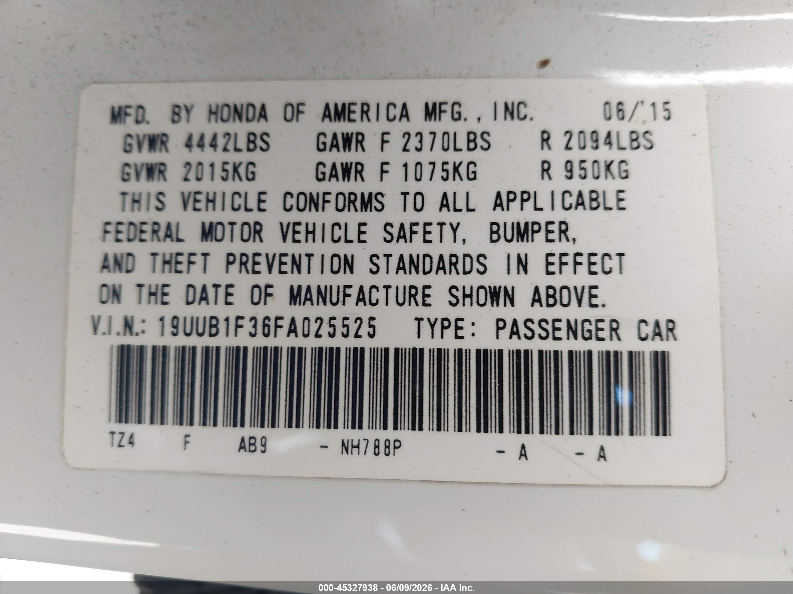 2015 Acura Tlx   White vin: 19UUB1F36FA025525