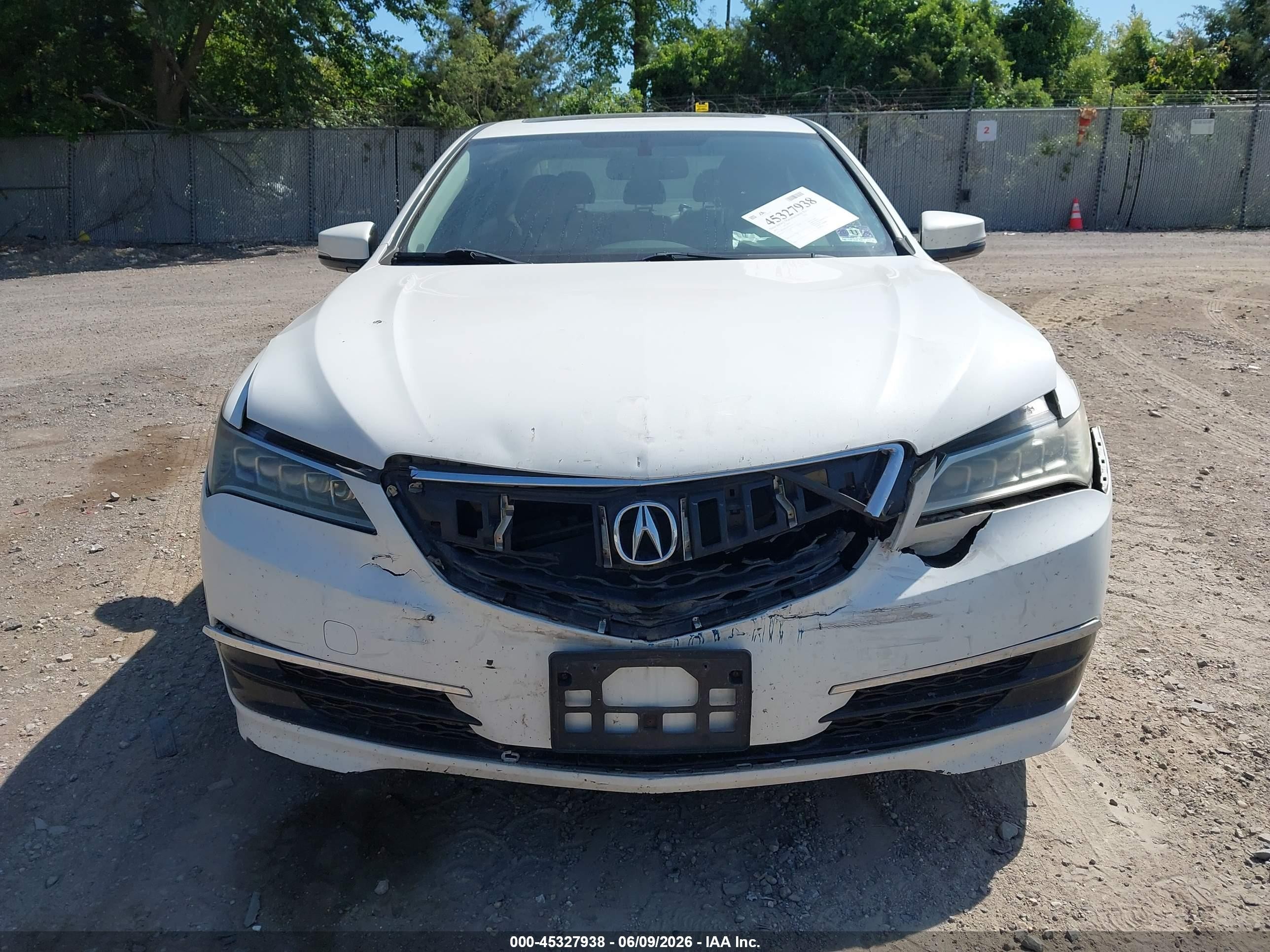 2015 Acura Tlx   White vin: 19UUB1F36FA025525