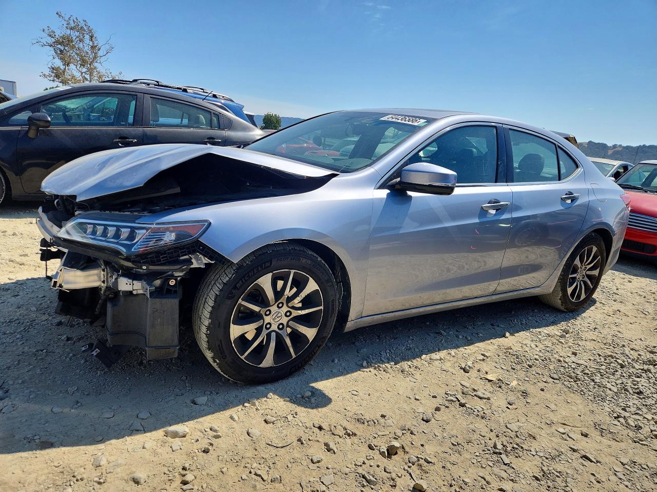 2015 Acura Tlx Silver vin: 19UUB1F36FA026819