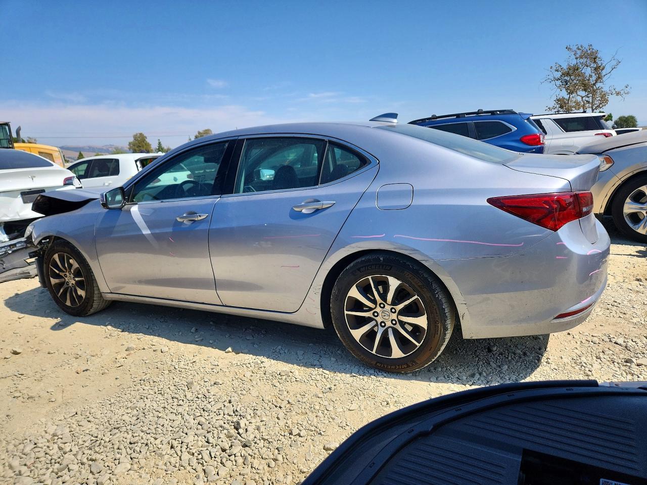2015 Acura Tlx Silver vin: 19UUB1F36FA026819