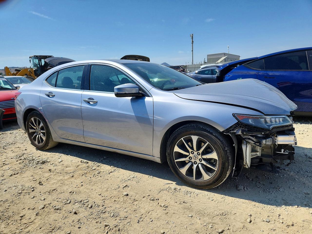 2015 Acura Tlx Silver vin: 19UUB1F36FA026819