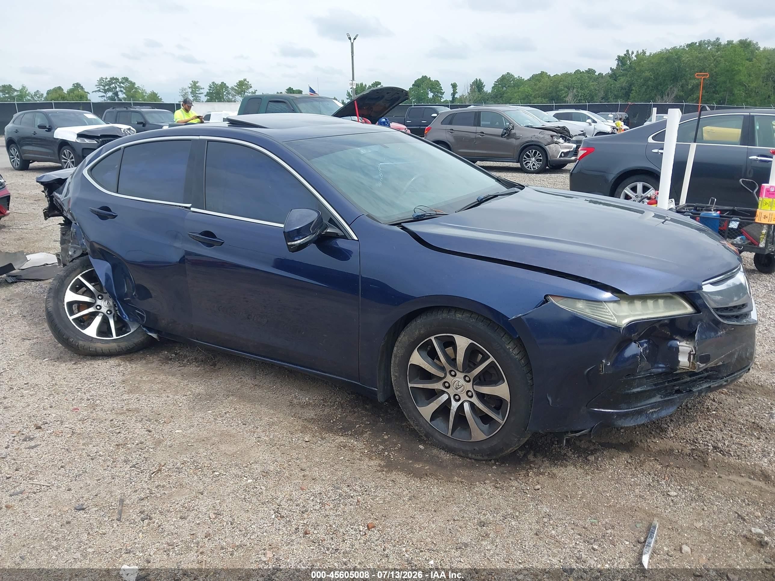 2015 Acura Tlx   Blue vin: 19UUB1F36FA030322