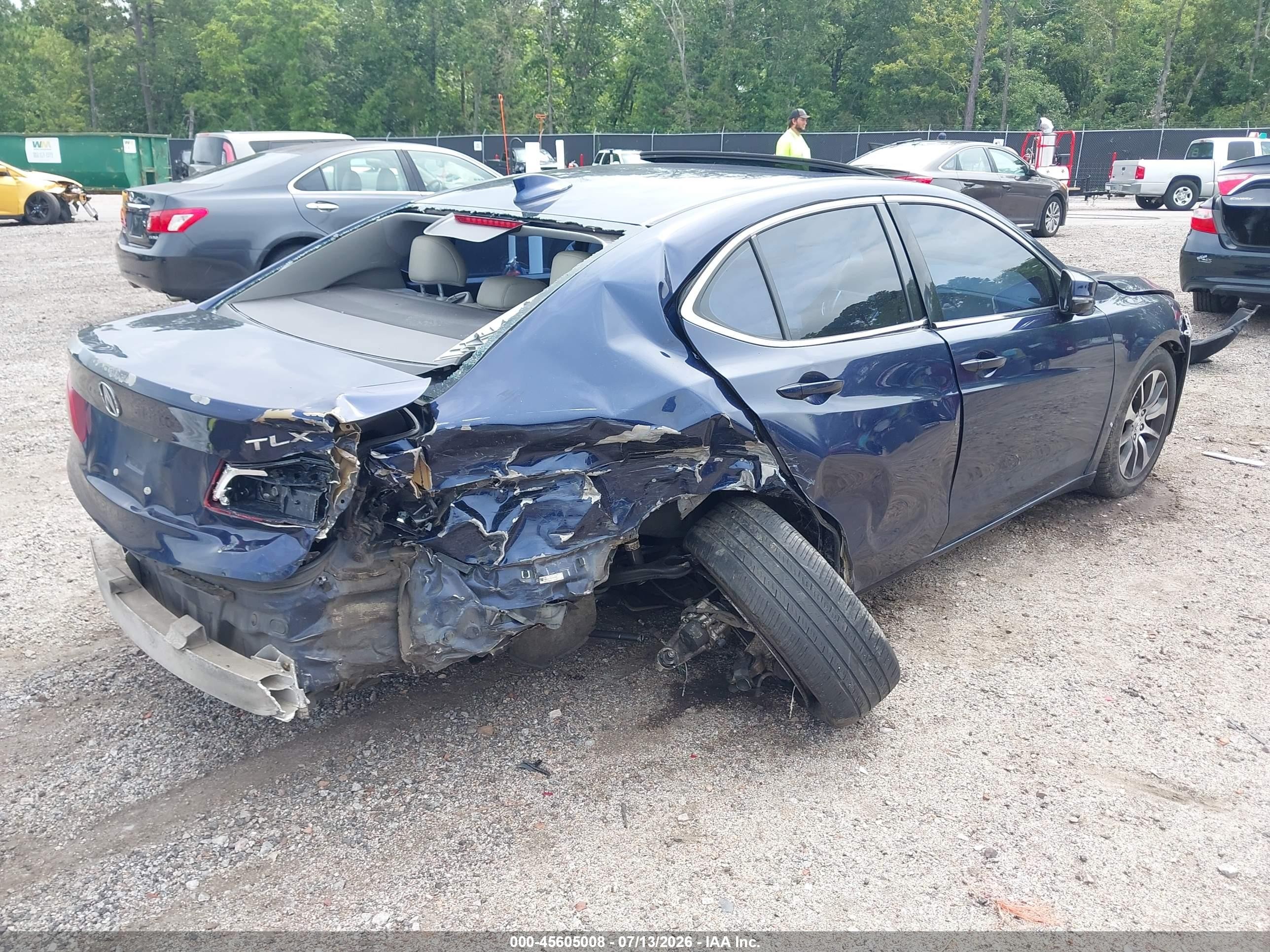 2015 Acura Tlx   Blue vin: 19UUB1F36FA030322