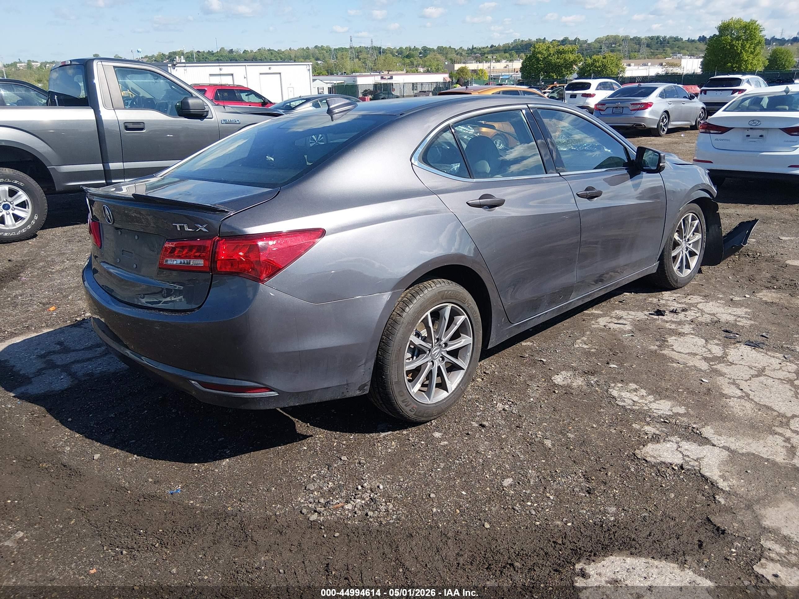 2020 Acura Tlx Standard Gray vin: 19UUB1F36LA001205