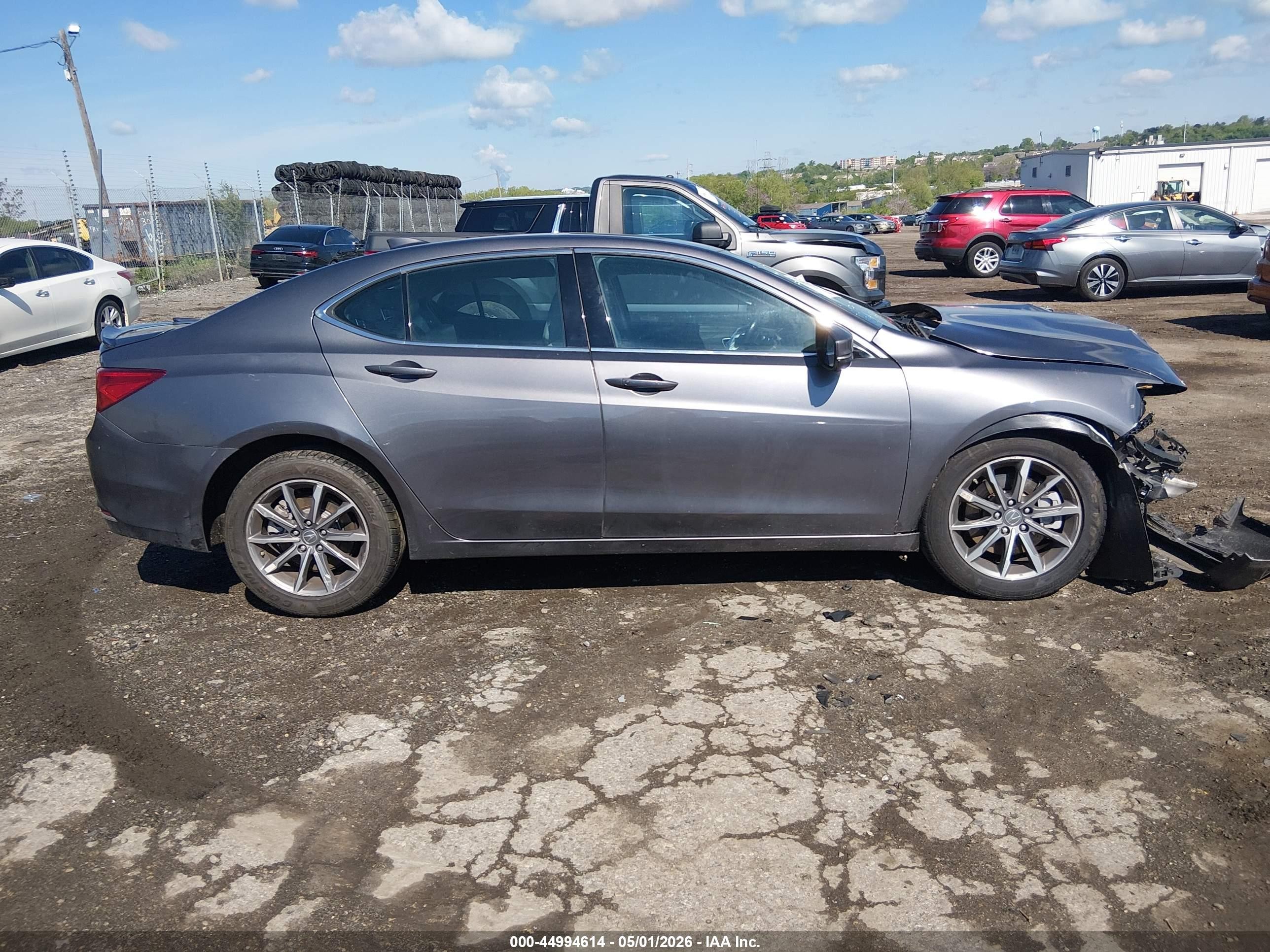 2020 Acura Tlx Standard Gray vin: 19UUB1F36LA001205