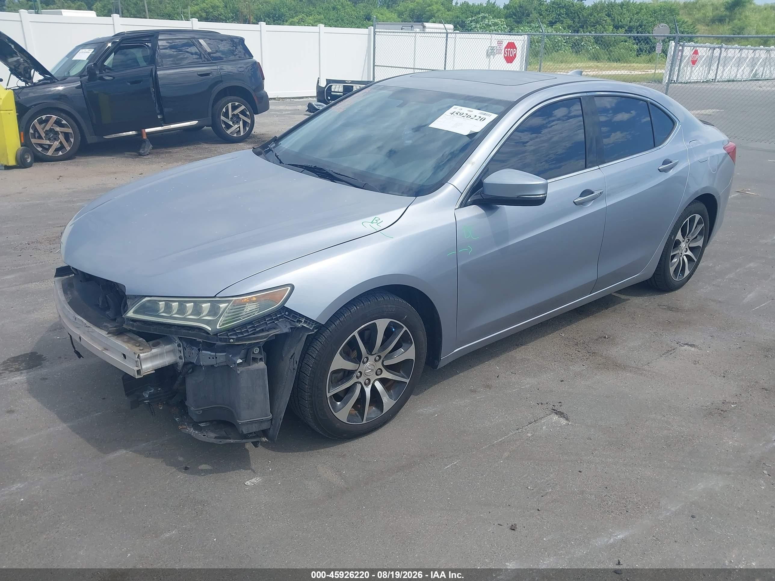 2015 Acura Tlx   Silver vin: 19UUB1F37FA005736