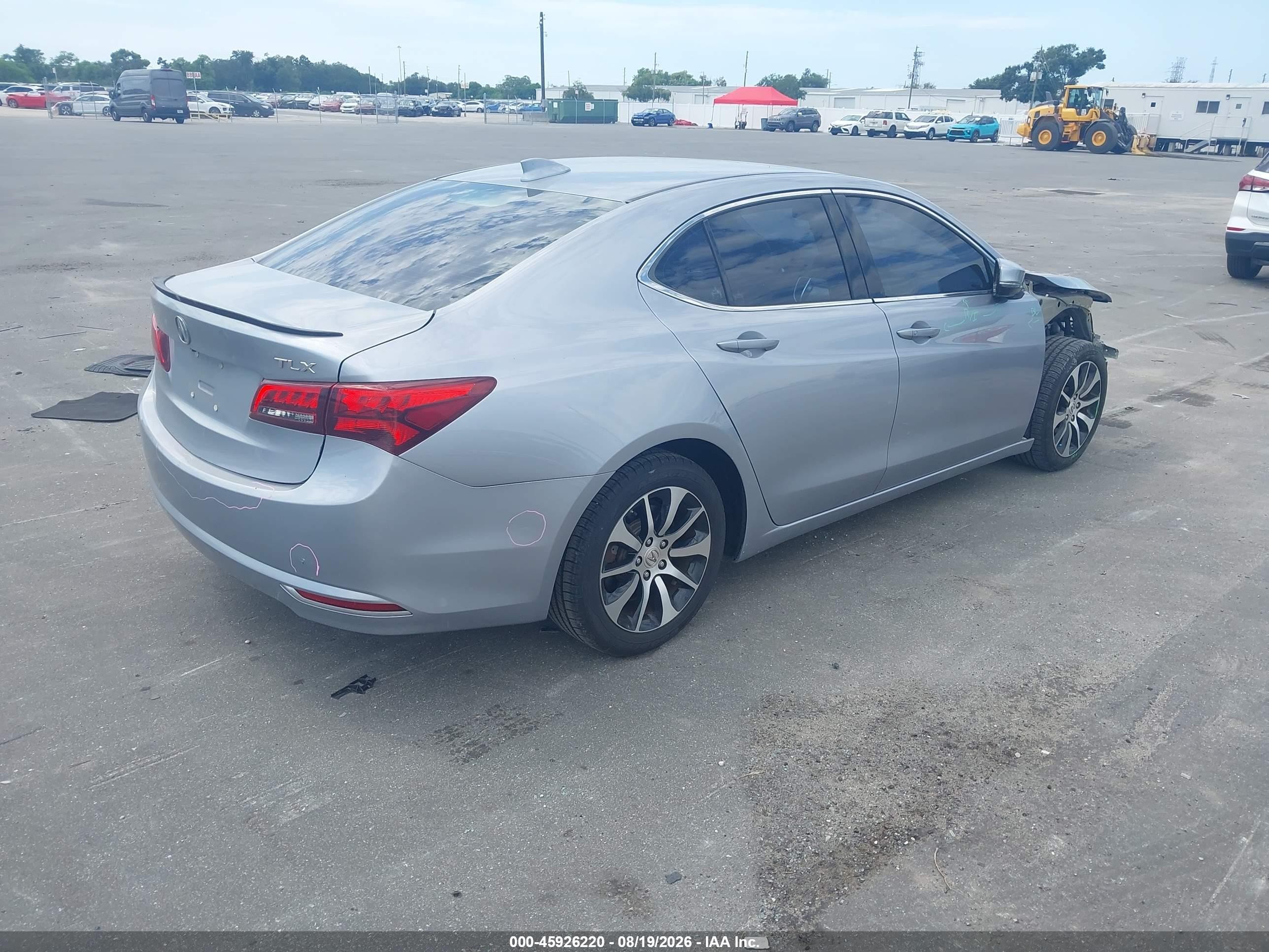 2015 Acura Tlx   Silver vin: 19UUB1F37FA005736