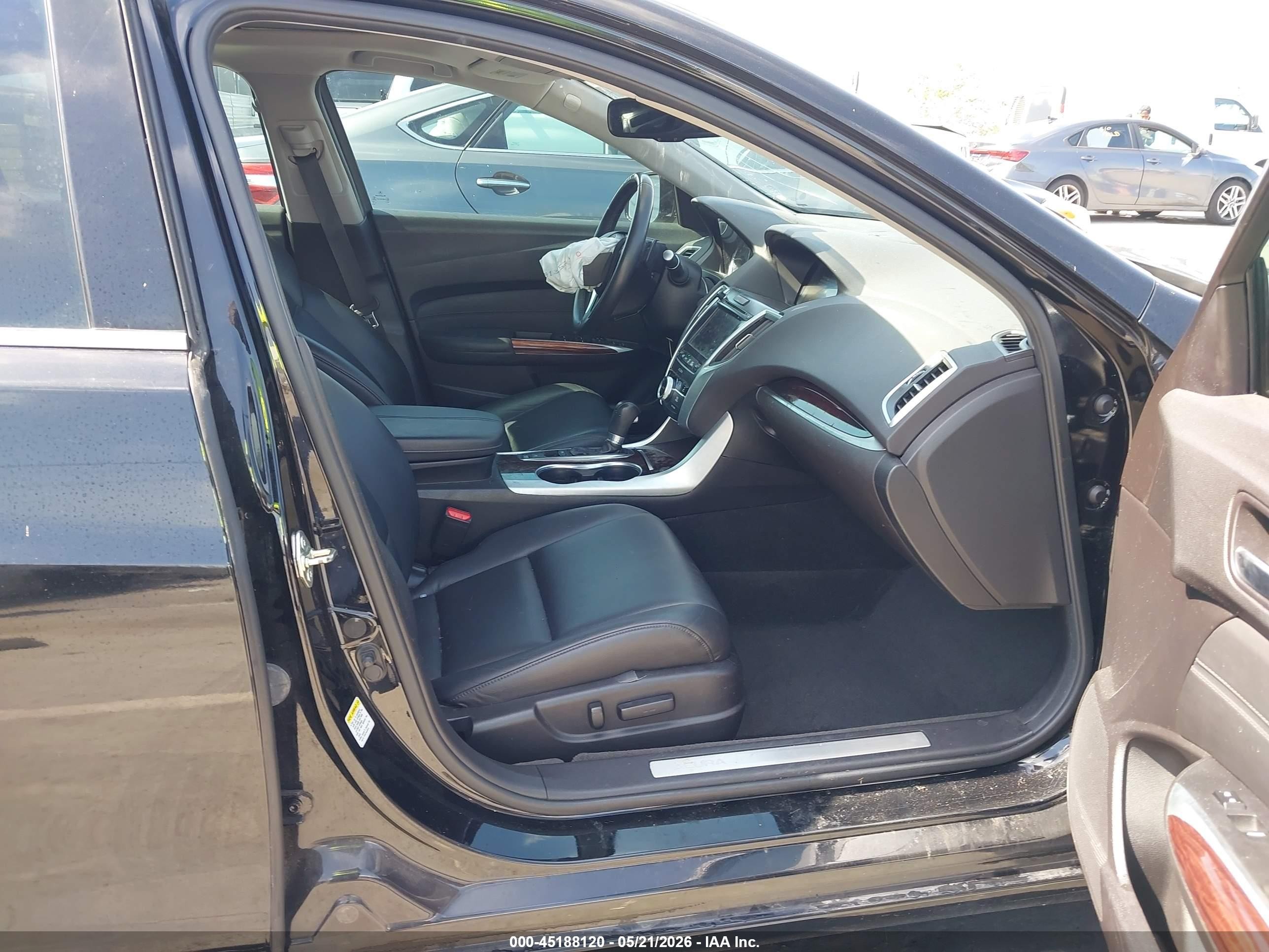 2015 Acura Tlx   Black vin: 19UUB1F37FA013853