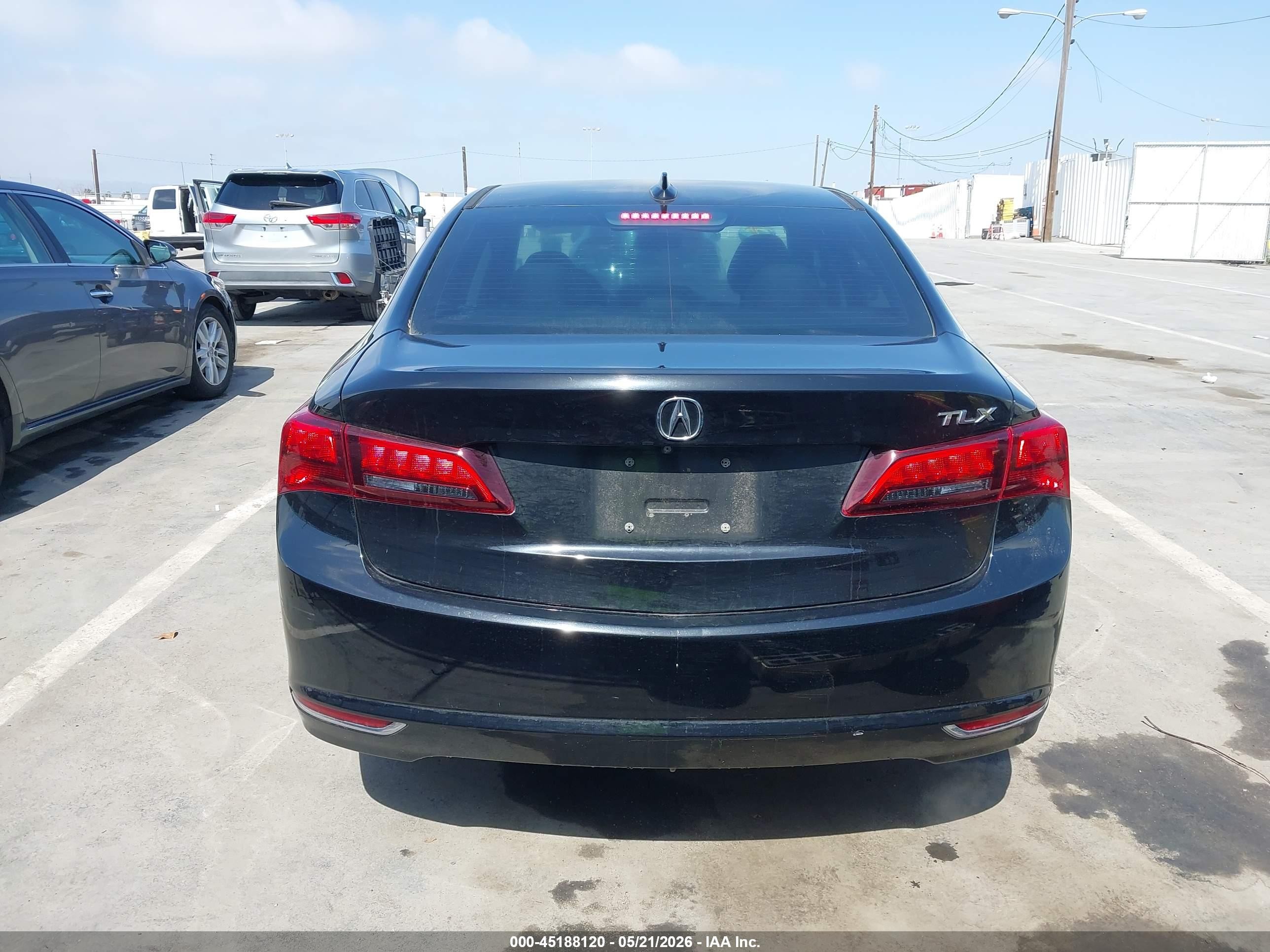 2015 Acura Tlx   Black vin: 19UUB1F37FA013853