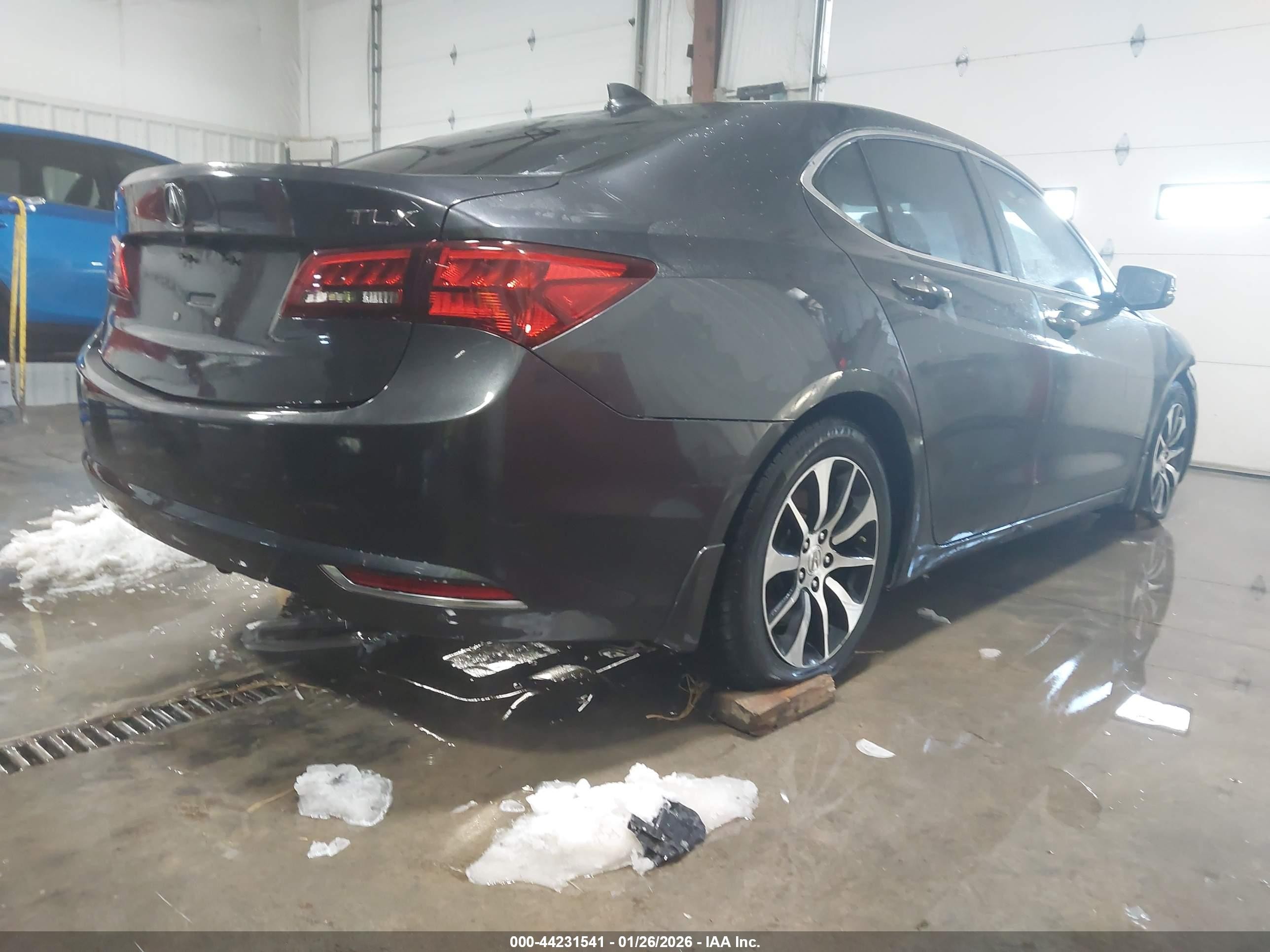 2015 Acura Tlx   Серый vin: 19UUB1F37FA022522
