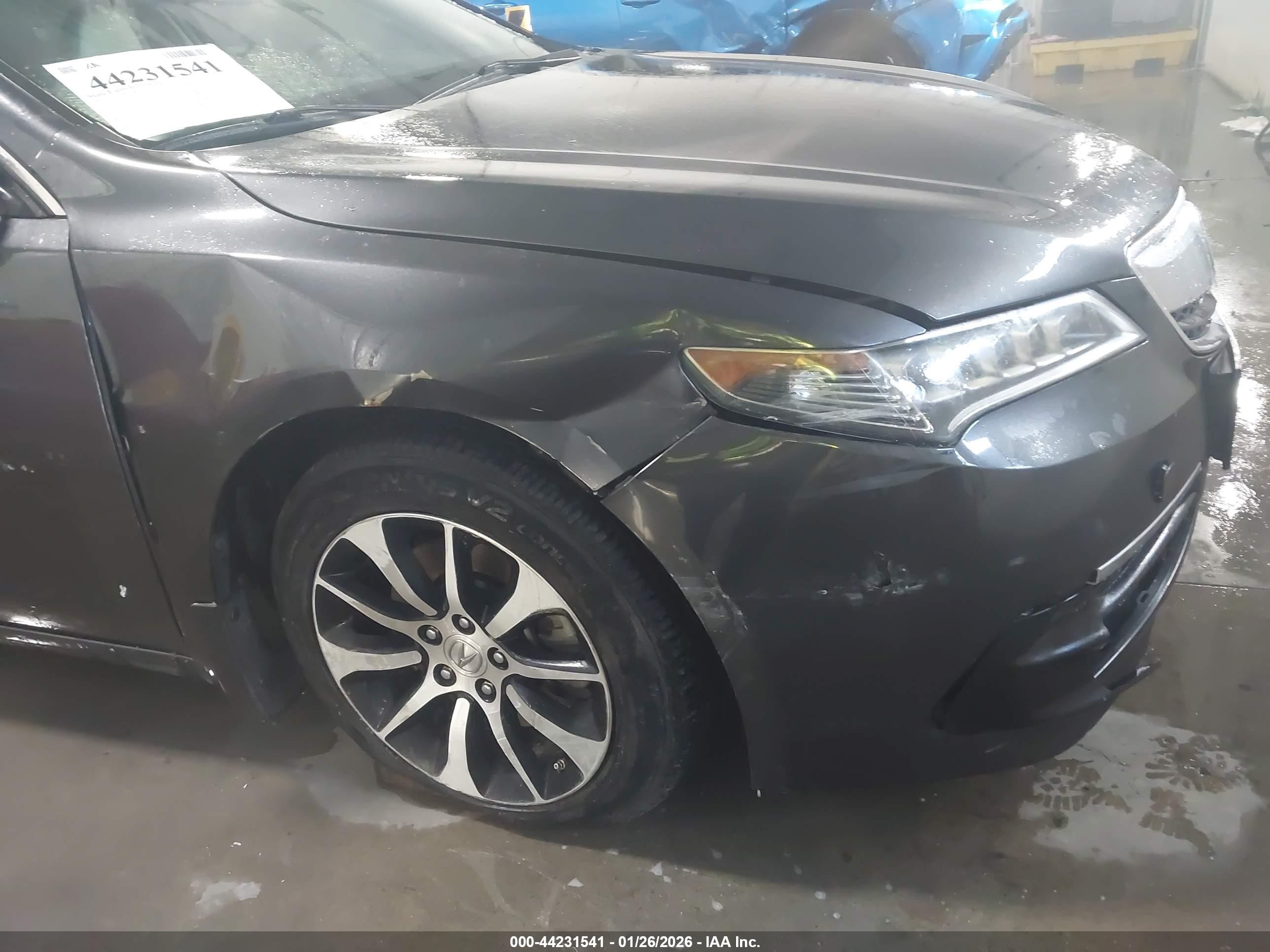 2015 Acura Tlx   Серый vin: 19UUB1F37FA022522