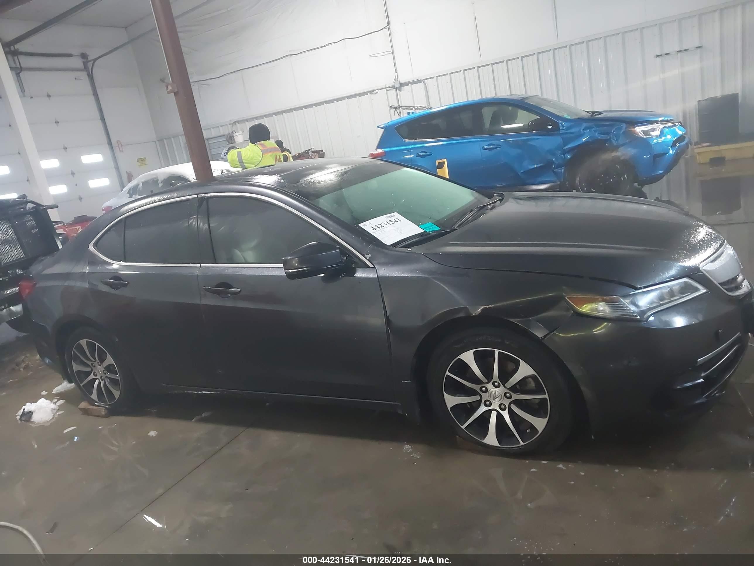 2015 Acura Tlx   Серый vin: 19UUB1F37FA022522