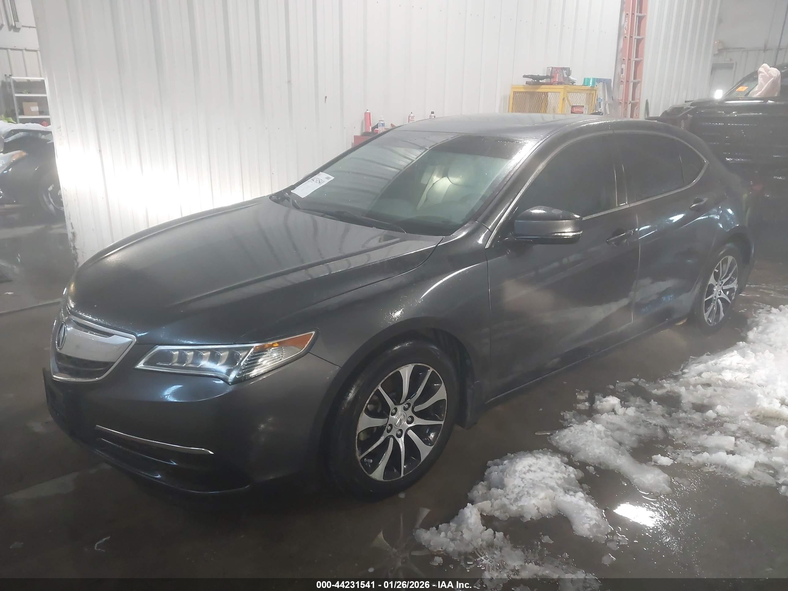 2015 Acura Tlx   Серый vin: 19UUB1F37FA022522