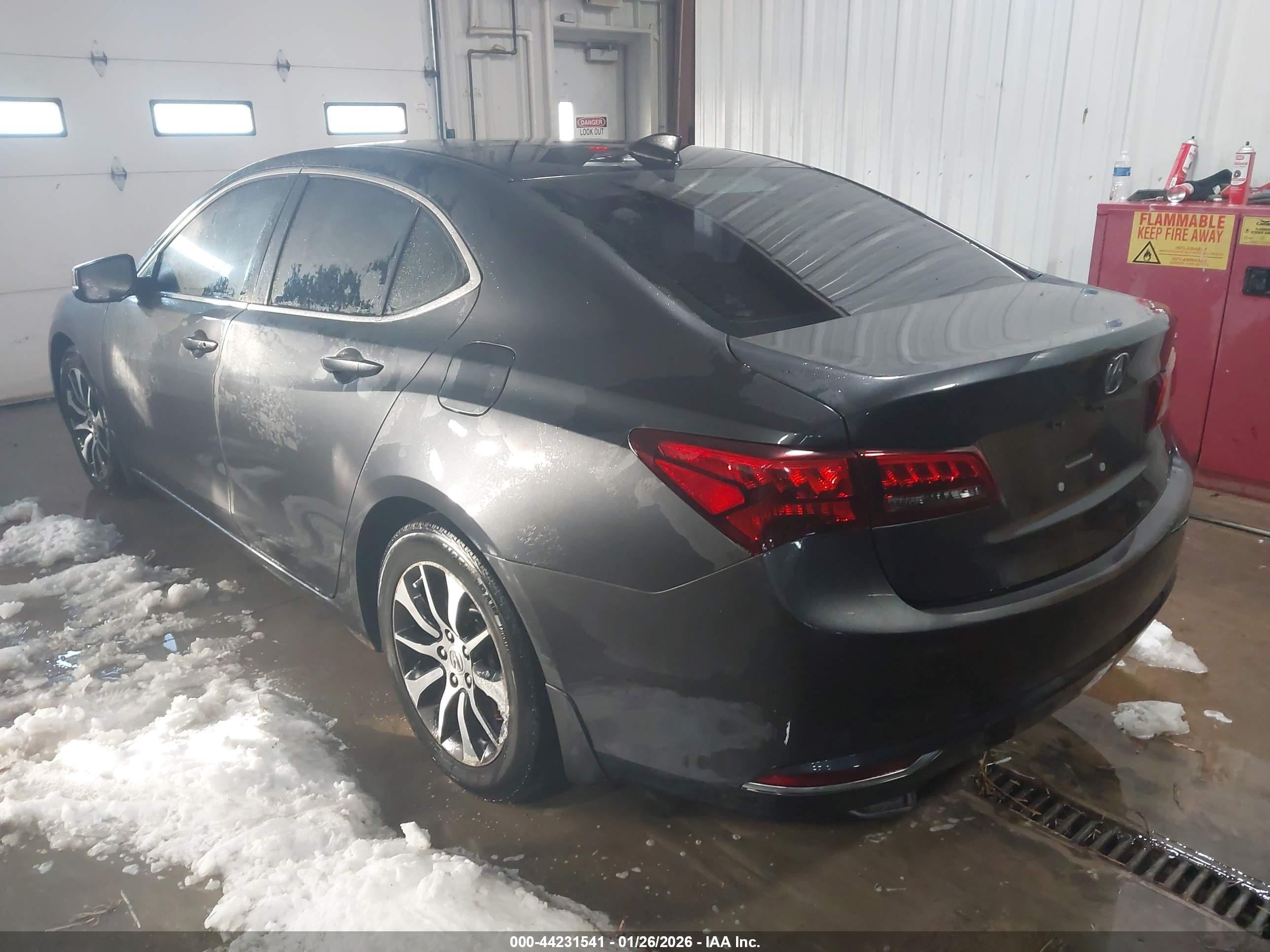 2015 Acura Tlx   Серый vin: 19UUB1F37FA022522