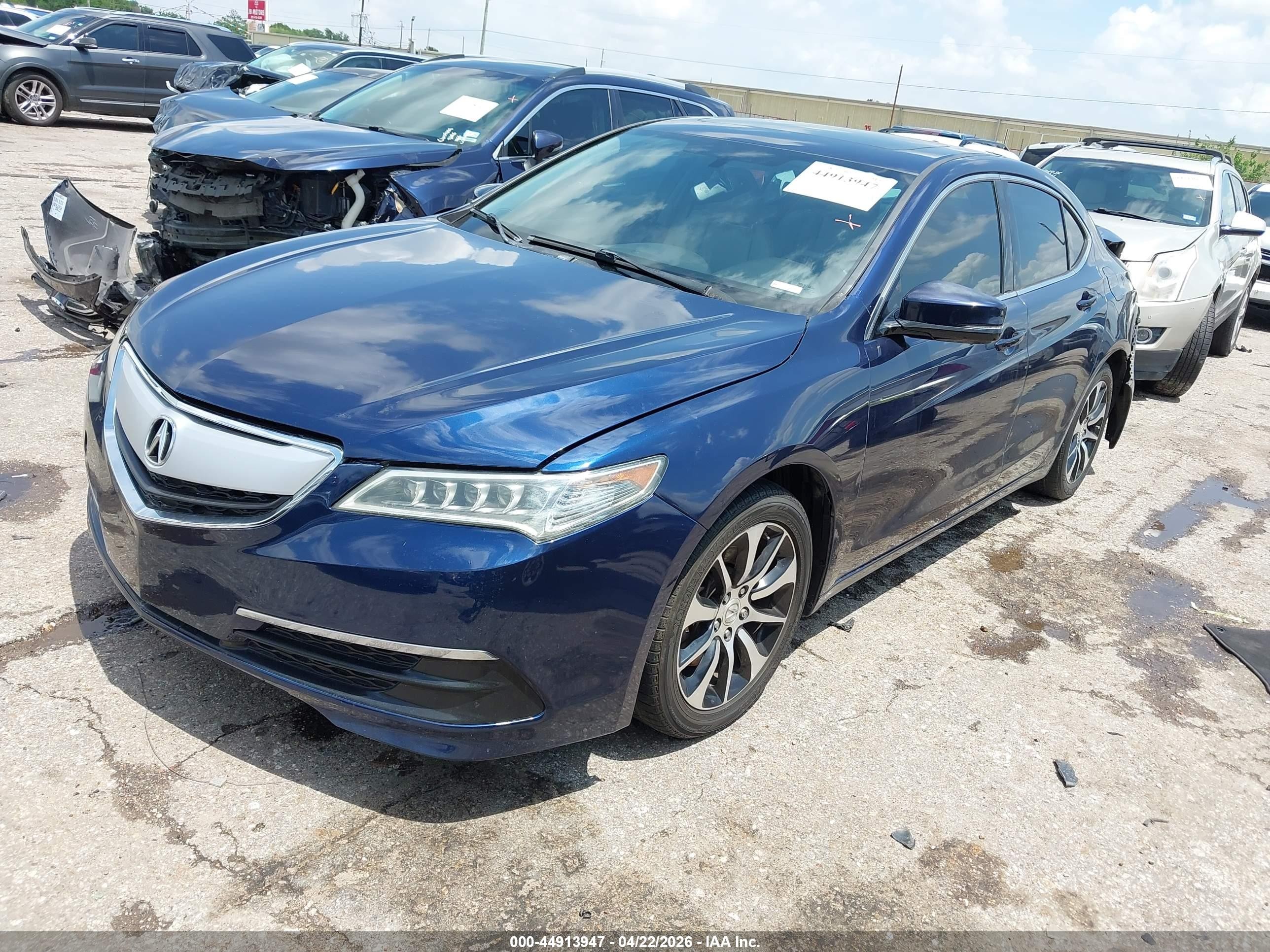2015 Acura Tlx   Blue vin: 19UUB1F37FA022729