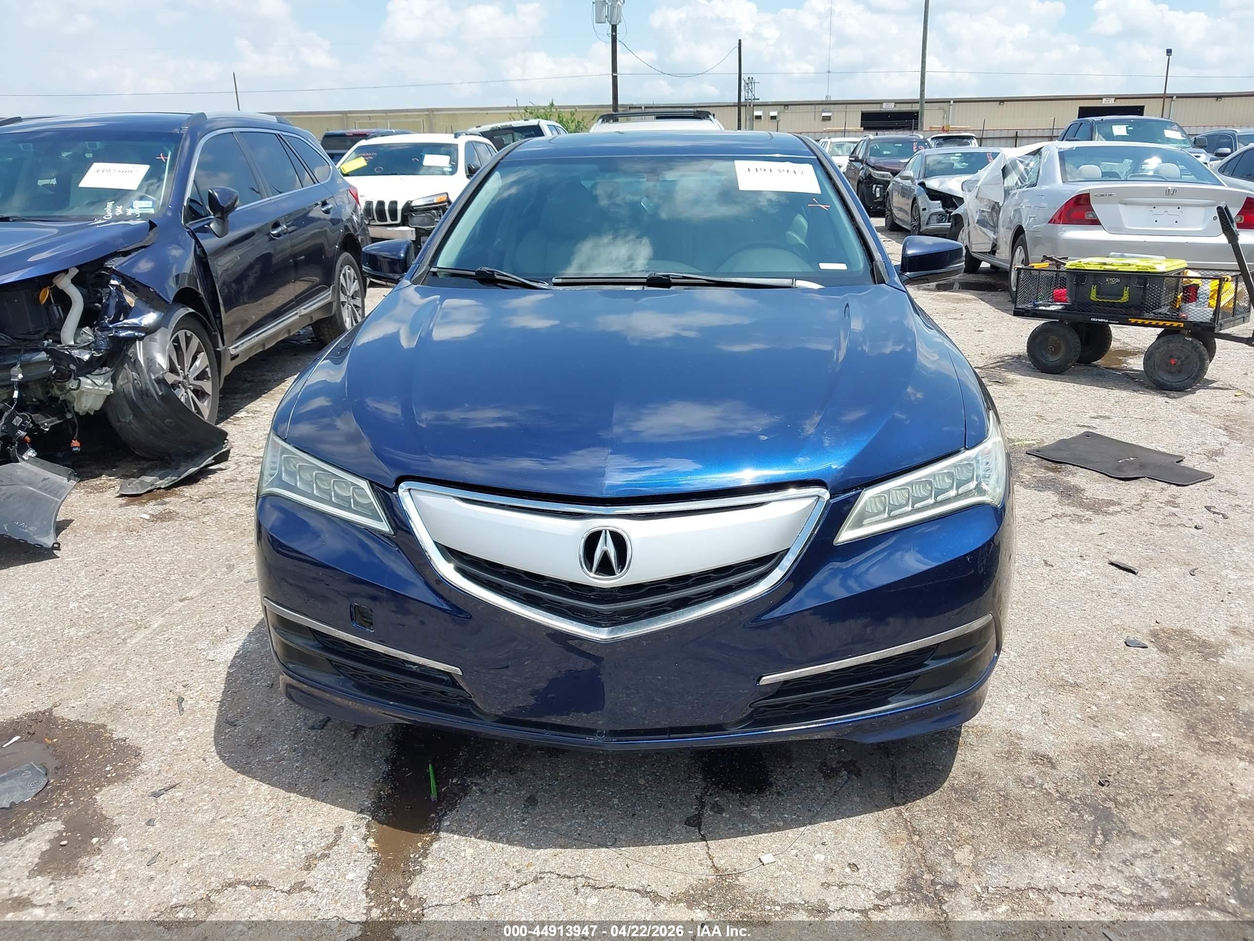 2015 Acura Tlx   Blue vin: 19UUB1F37FA022729