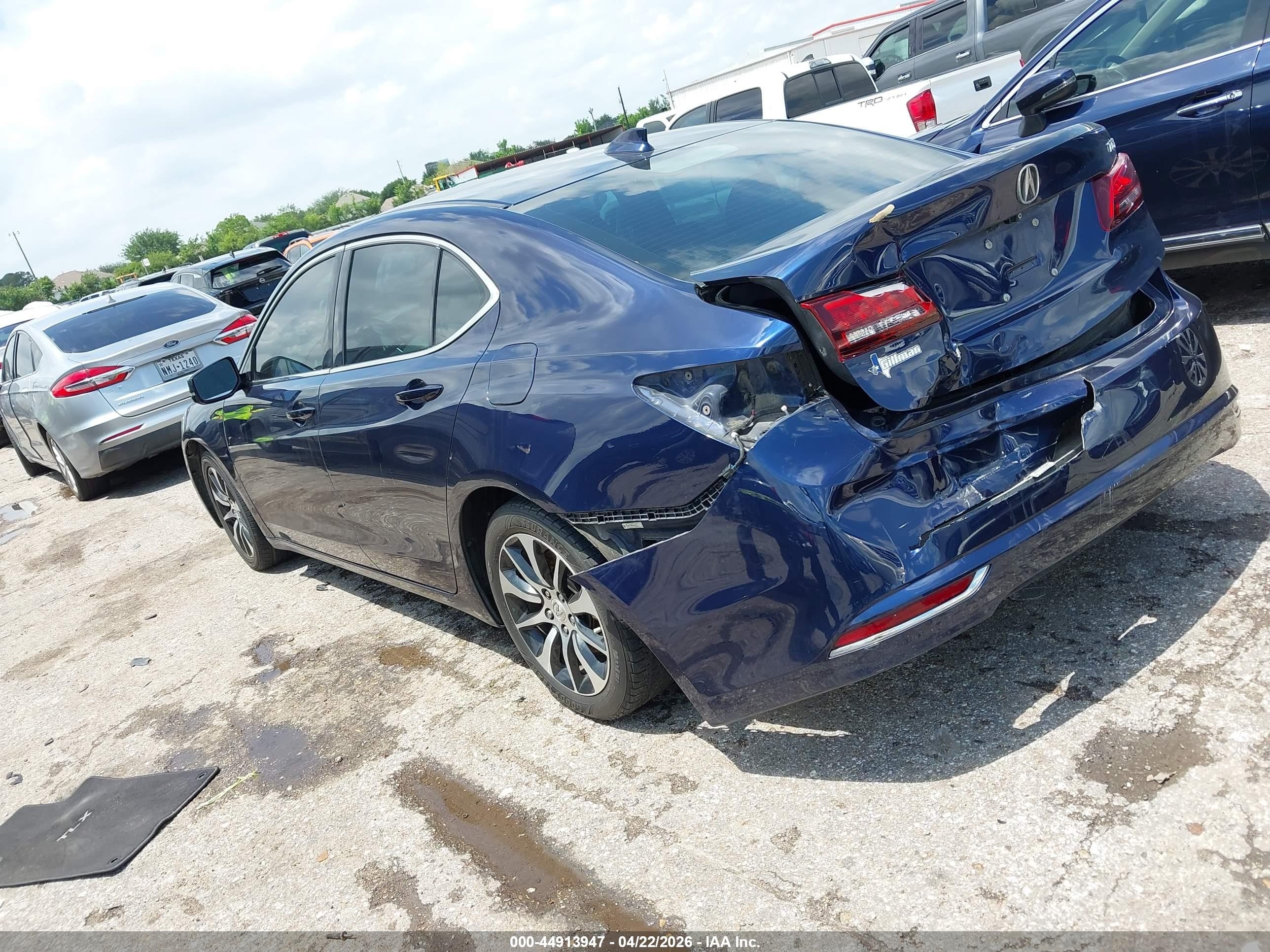 2015 Acura Tlx   Blue vin: 19UUB1F37FA022729