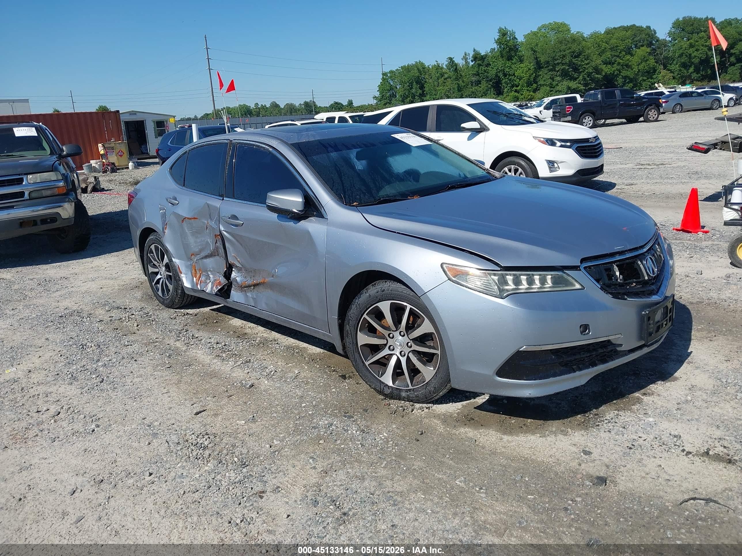 2016 Acura Tlx   Silver vin: 19UUB1F37GA008878