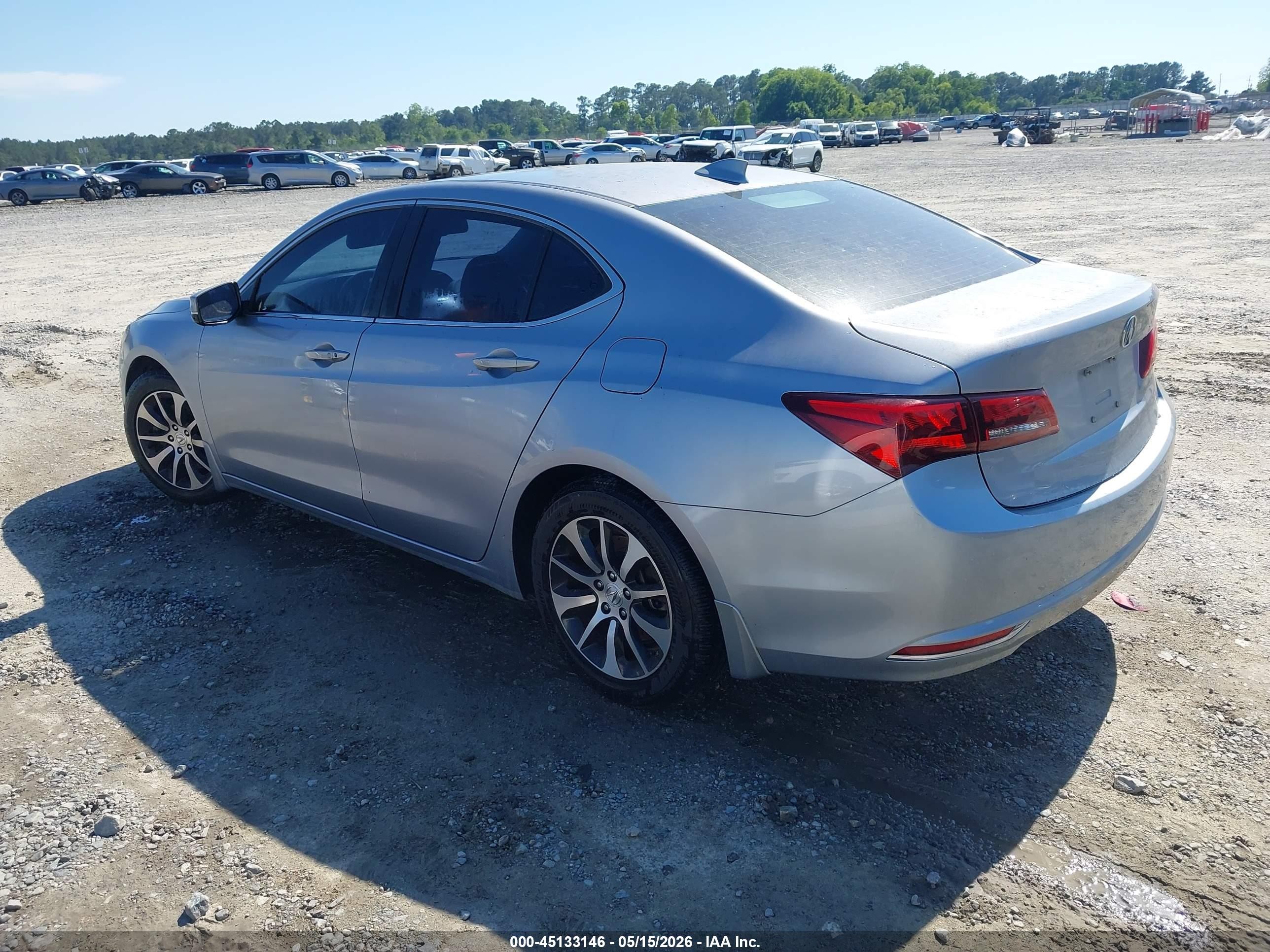 2016 Acura Tlx   Silver vin: 19UUB1F37GA008878