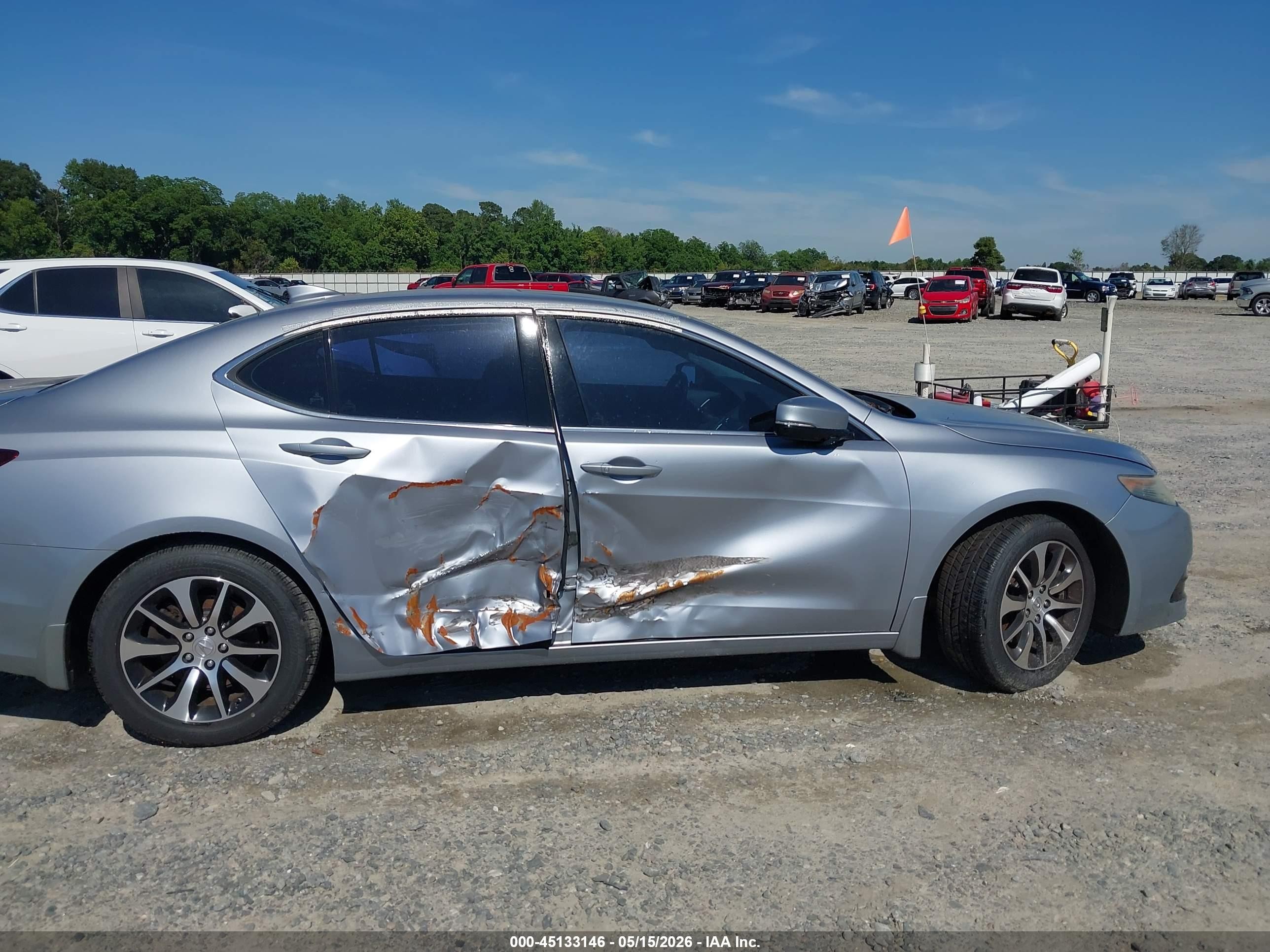 2016 Acura Tlx   Silver vin: 19UUB1F37GA008878