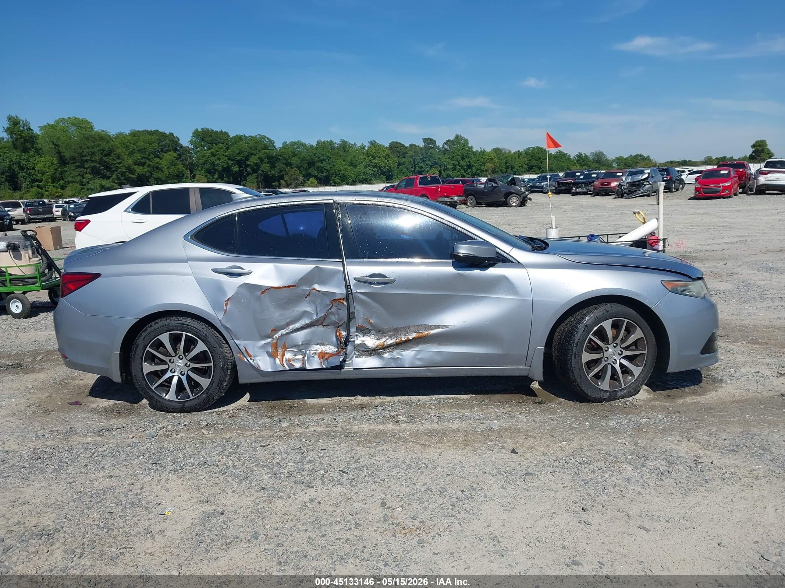2016 Acura Tlx   Silver vin: 19UUB1F37GA008878