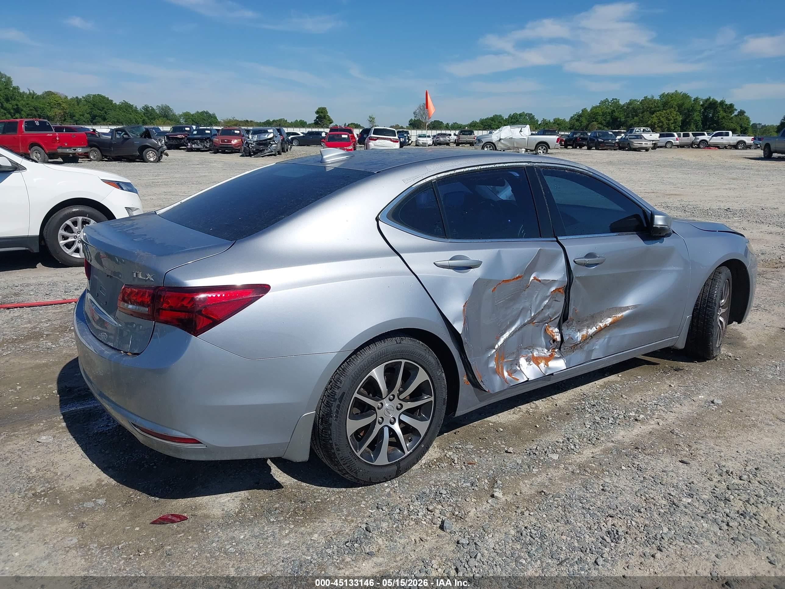 2016 Acura Tlx   Silver vin: 19UUB1F37GA008878