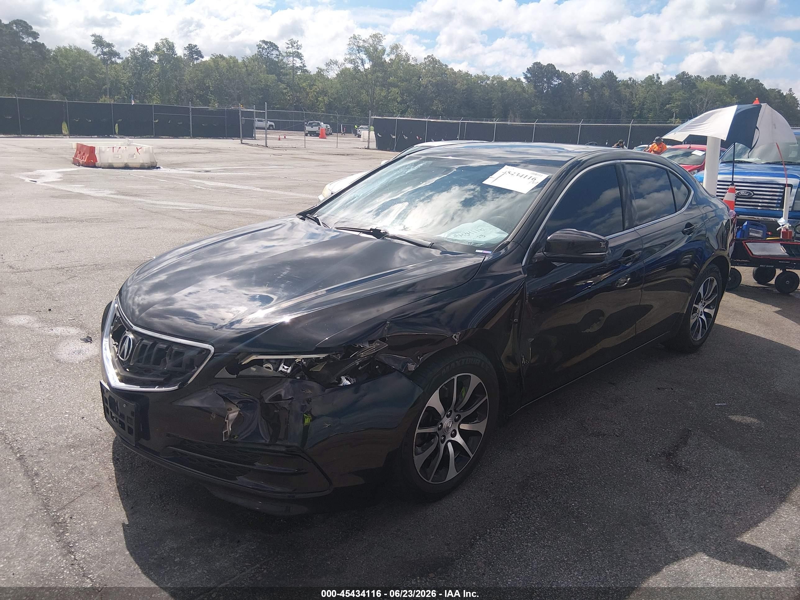 2015 Acura Tlx   Black vin: 19UUB1F38FA003879