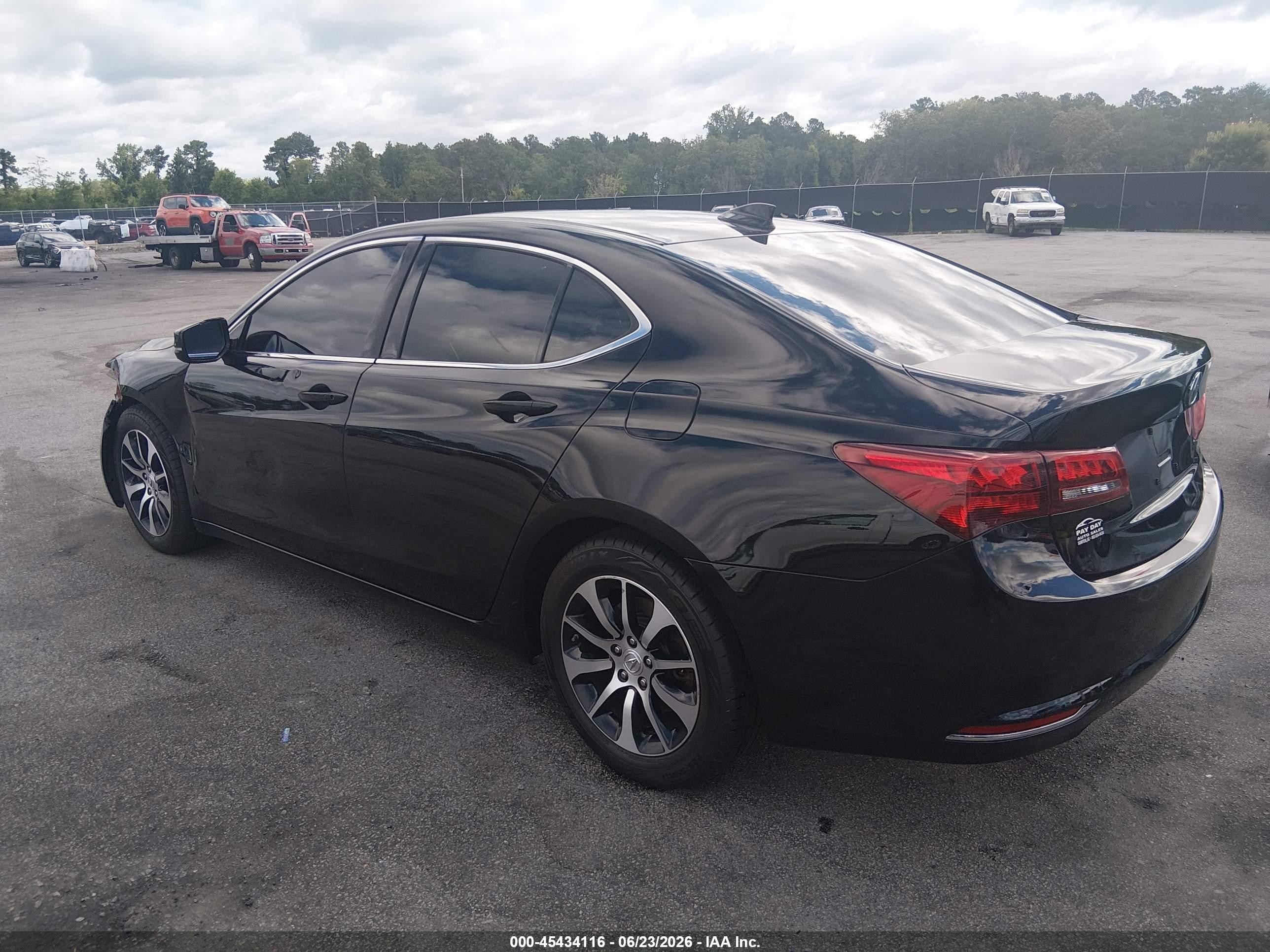 2015 Acura Tlx   Black vin: 19UUB1F38FA003879