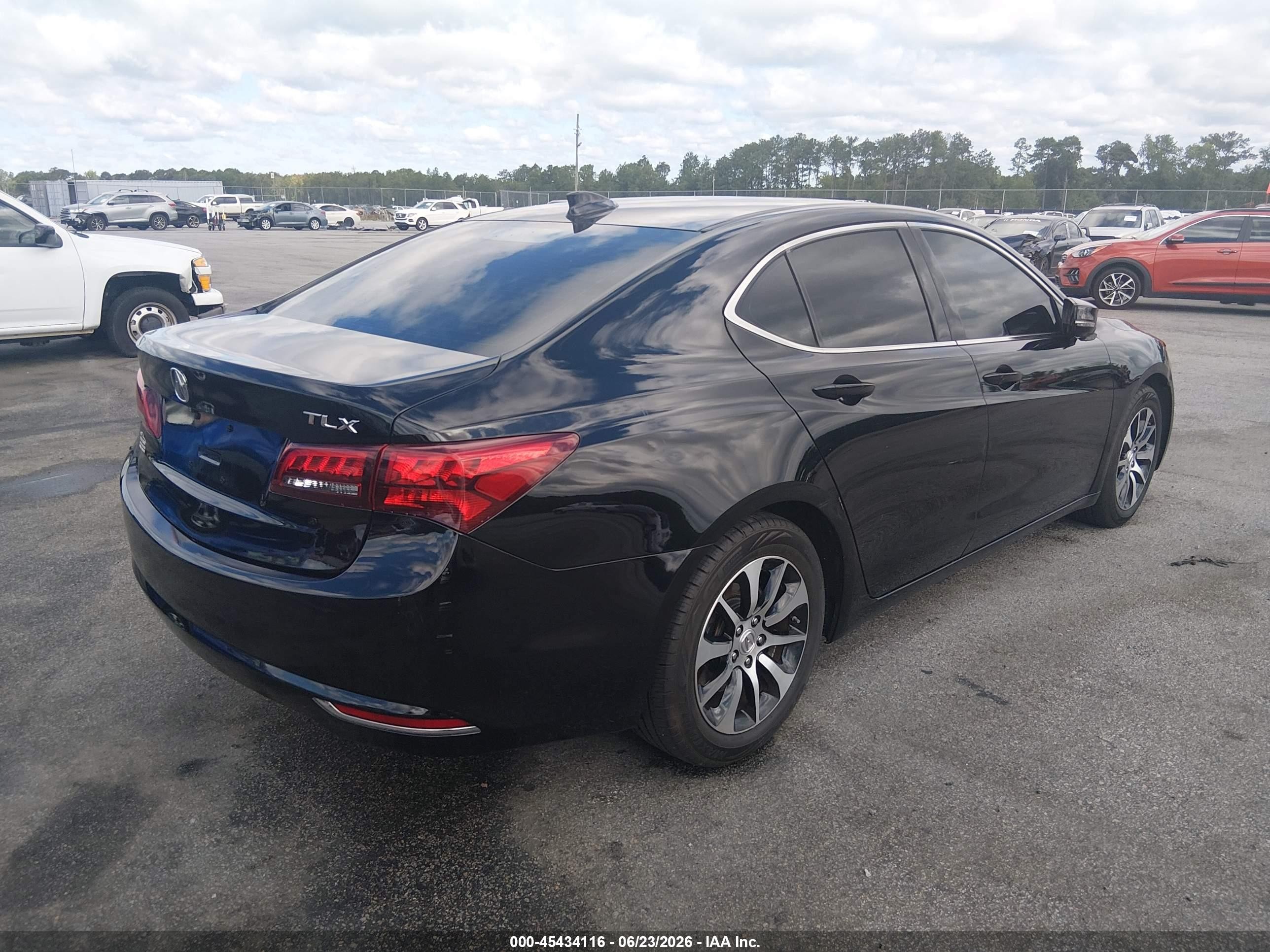 2015 Acura Tlx   Black vin: 19UUB1F38FA003879