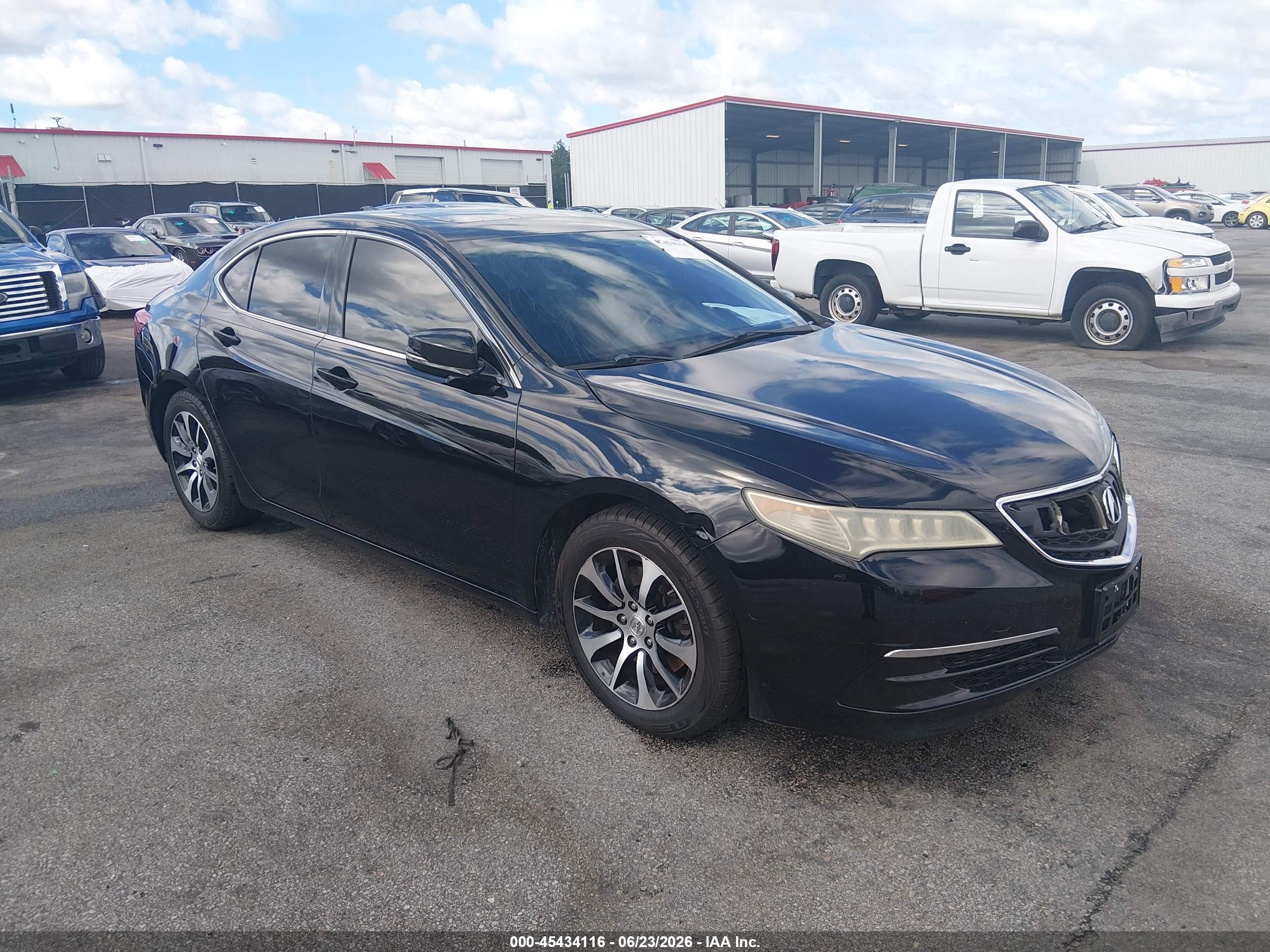 2015 Acura Tlx   Black vin: 19UUB1F38FA003879