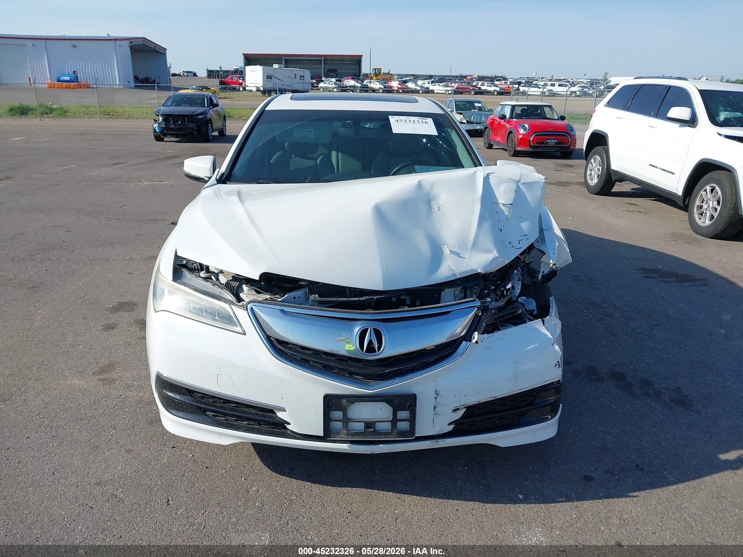 2015 Acura Tlx   White vin: 19UUB1F38FA004465