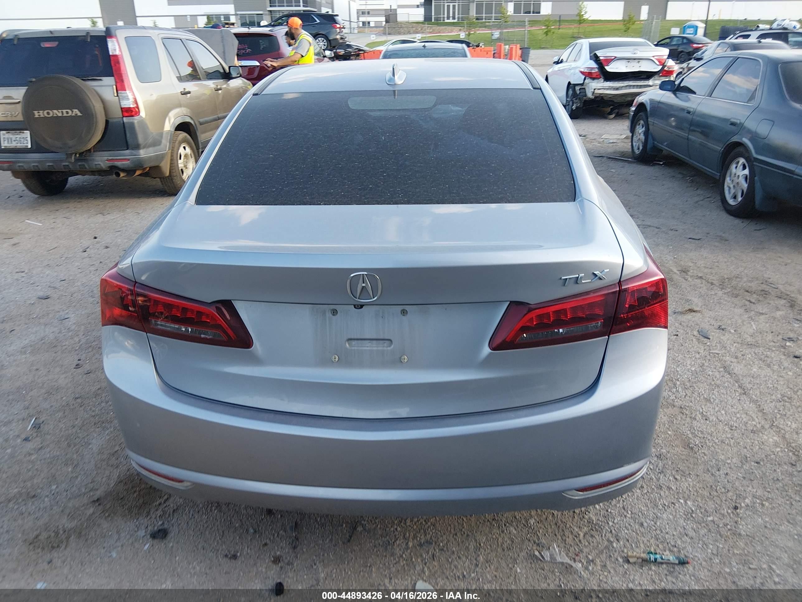 2015 Acura Tlx   Silver vin: 19UUB1F38FA007852