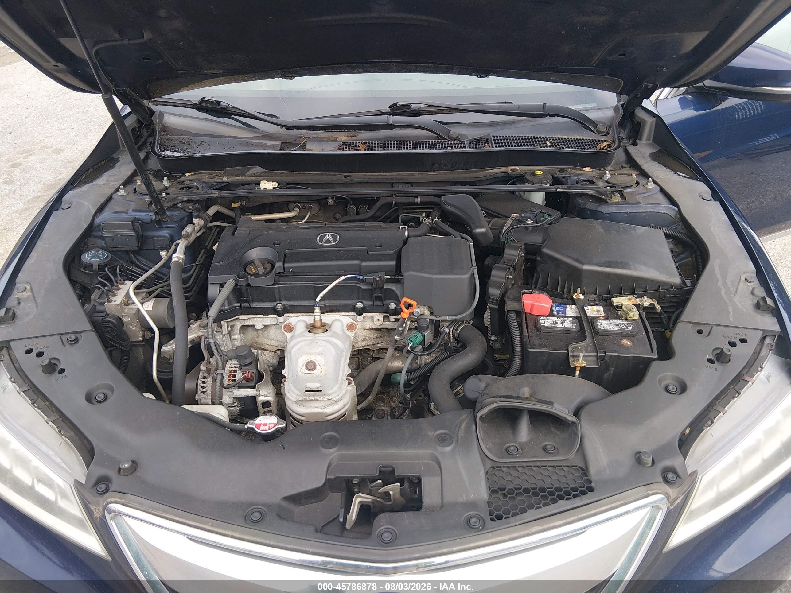 2015 Acura Tlx   Синий vin: 19UUB1F38FA008516