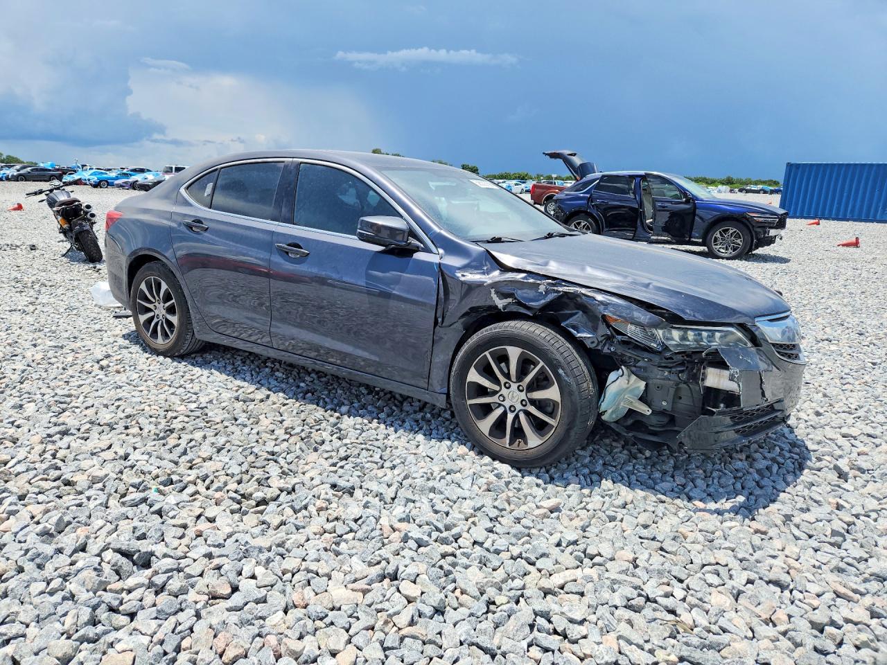 2015 Acura Tlx Charcoal vin: 19UUB1F38FA021220