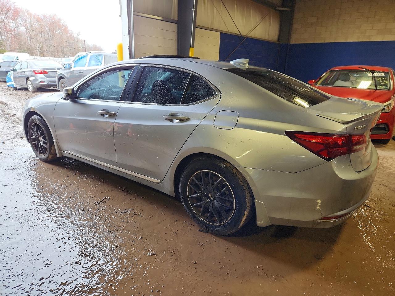 2015 Acura Tlx Gray vin: 19UUB1F38FA022318
