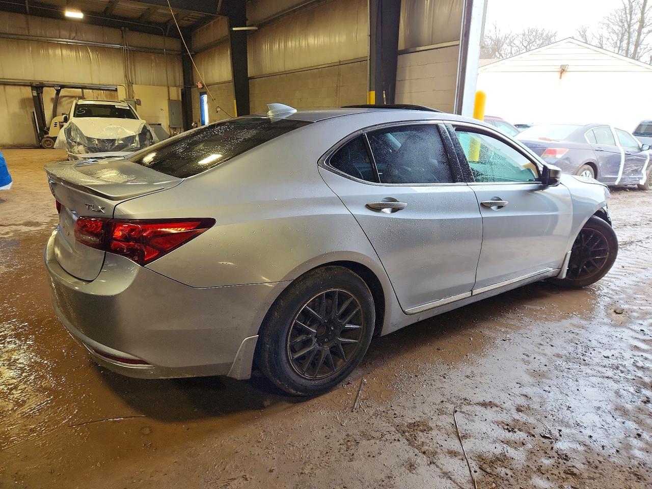 2015 Acura Tlx Gray vin: 19UUB1F38FA022318