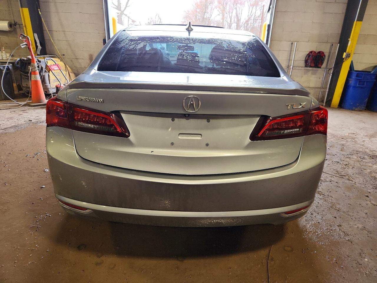 2015 Acura Tlx Gray vin: 19UUB1F38FA022318