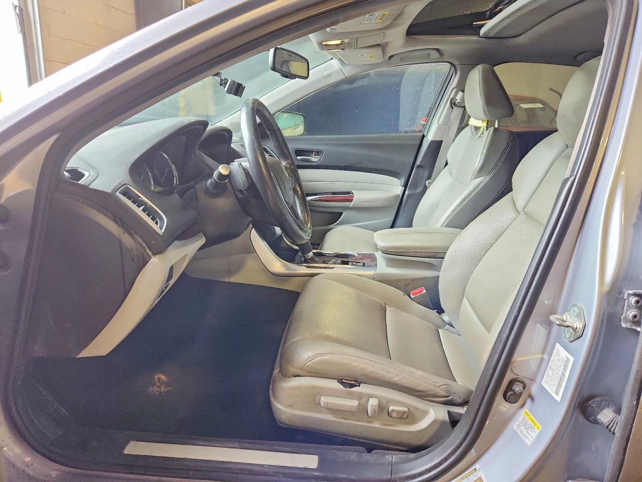 2015 Acura Tlx Gray vin: 19UUB1F38FA022318