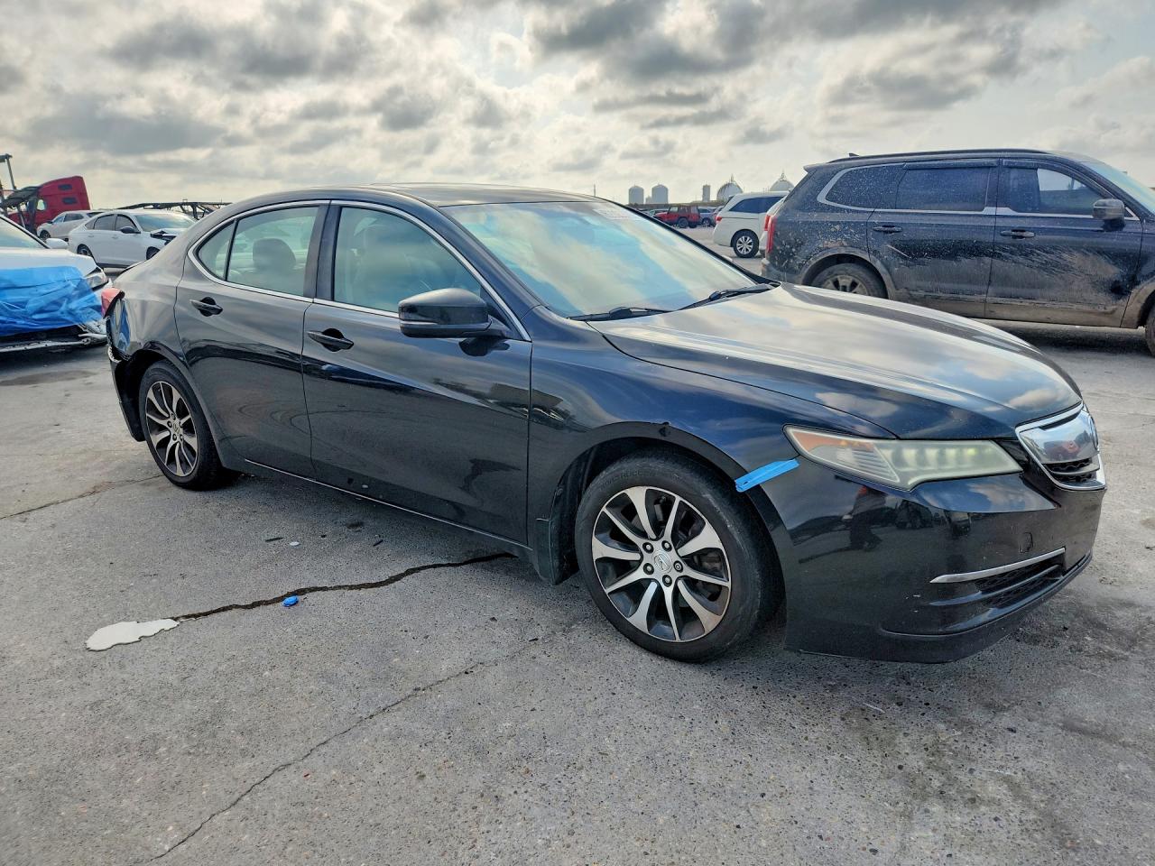 2015 Acura Tlx Черный vin: 19UUB1F38FA023243